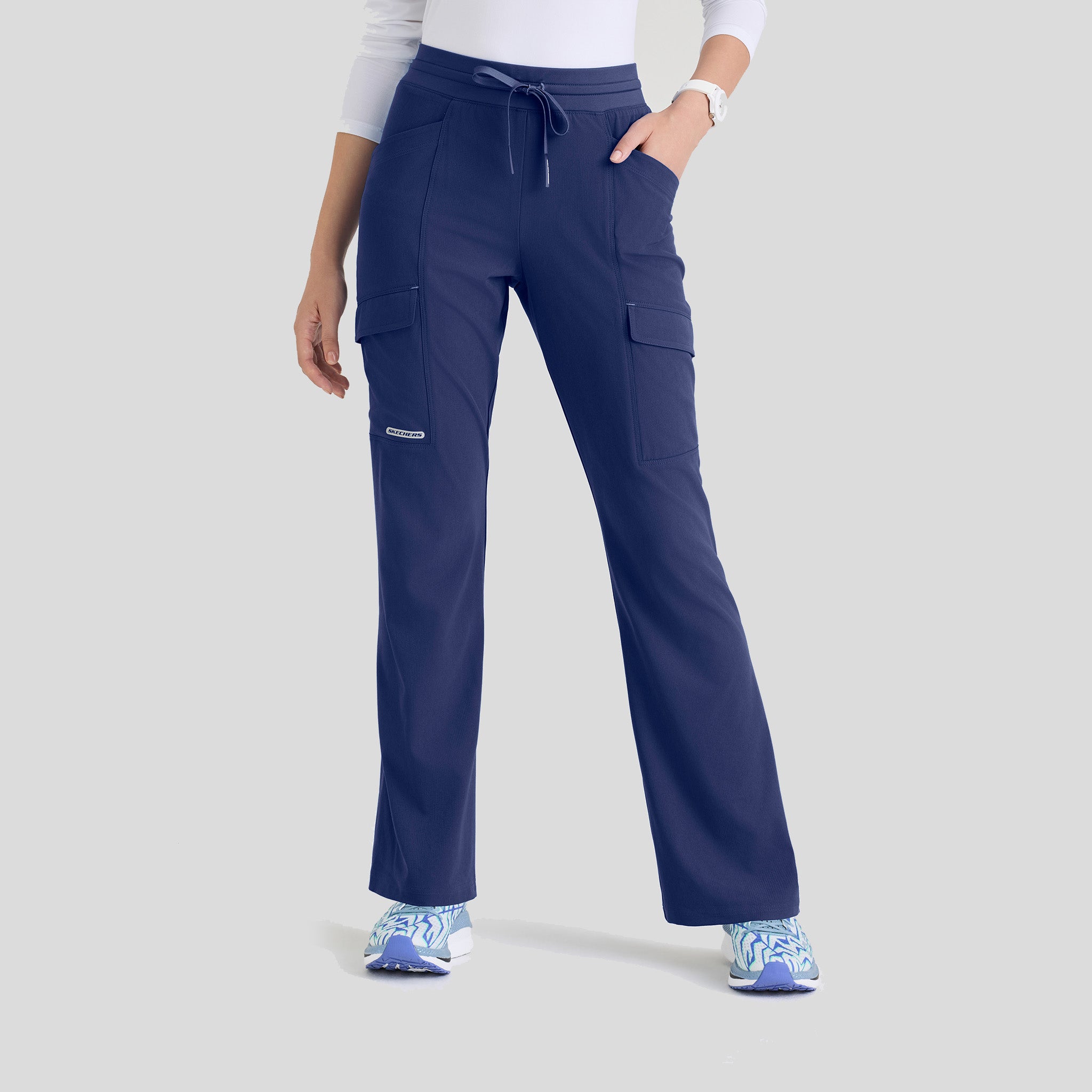 Reward 5 Pocket High Rise Fit & Flare Pant | Navy