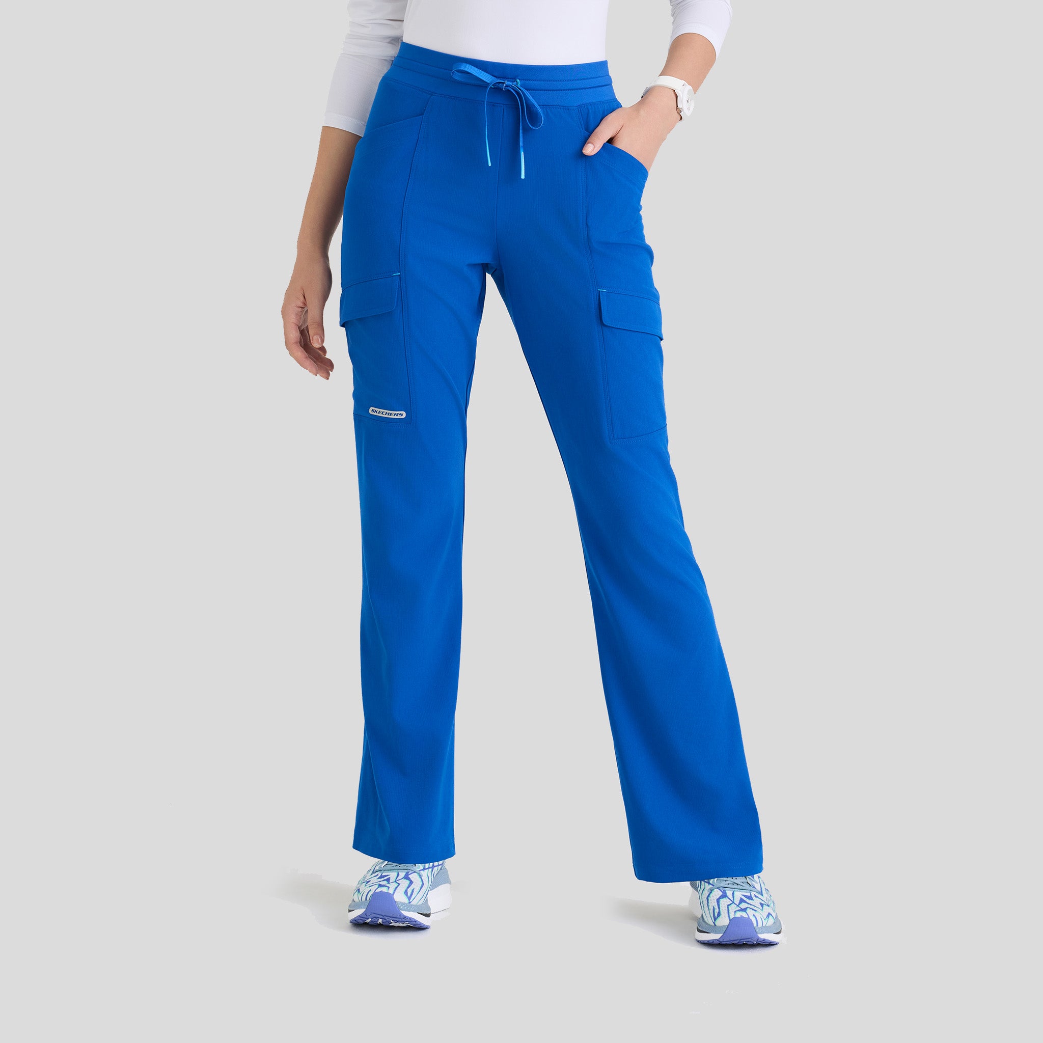 Reward 5 Pocket High Rise Fit & Flare Pant | Royal