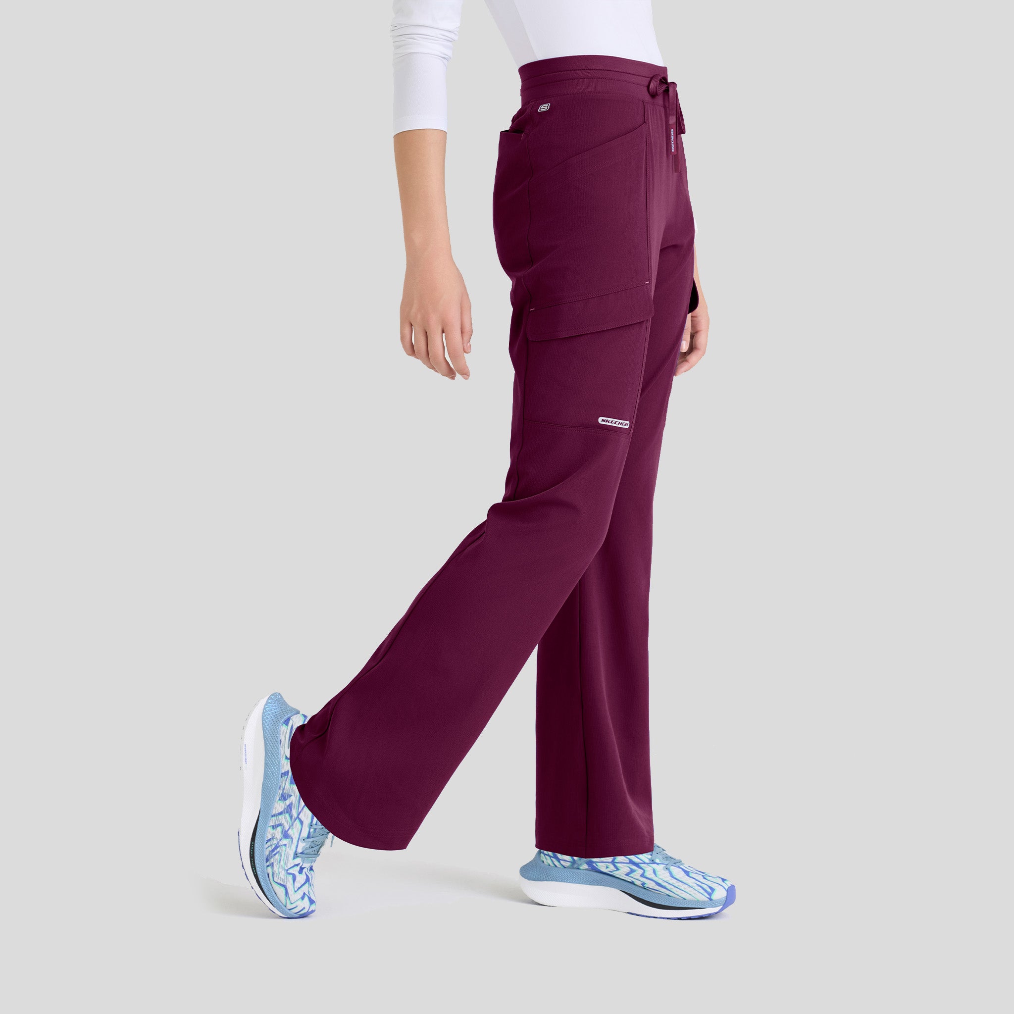 Reward 5 Pocket High Rise Fit & Flare Pant | Wine