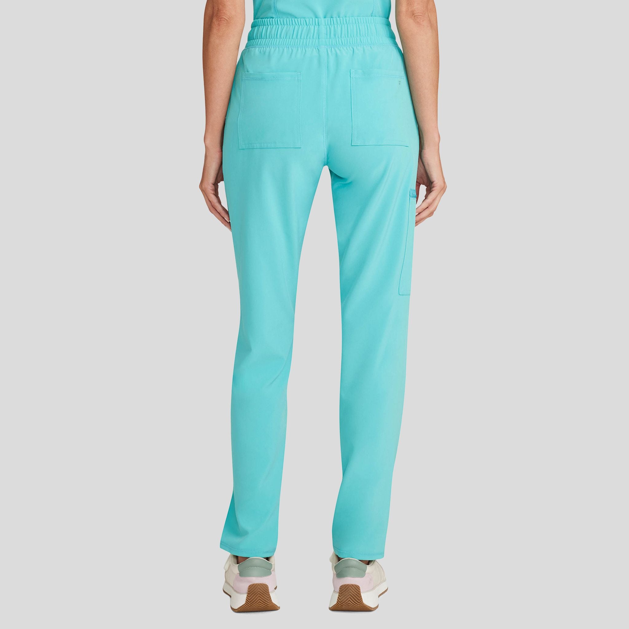 Womenβs Mid Rise Tapered Leg Drawstring Pant | Aqua Cove