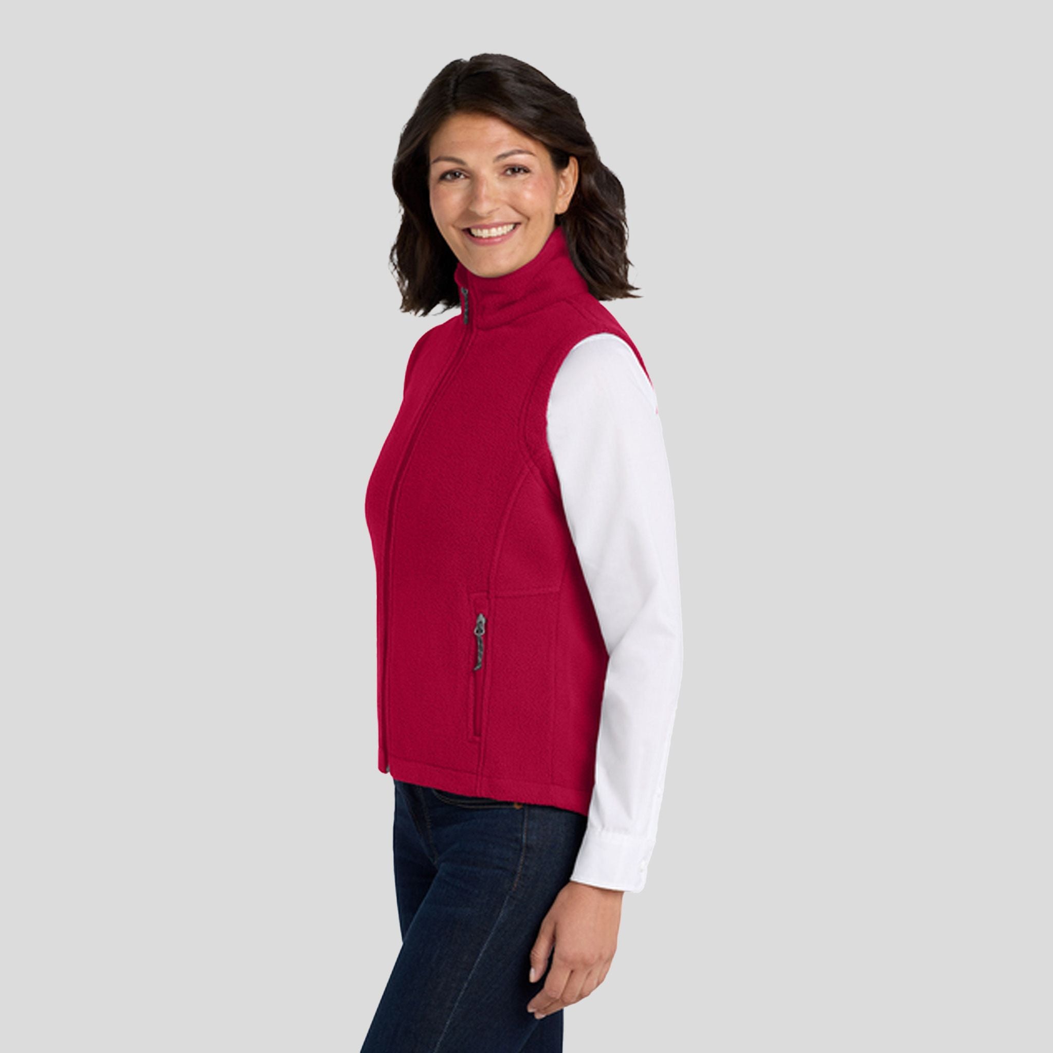 Women's Value Fleece Vest | True Red