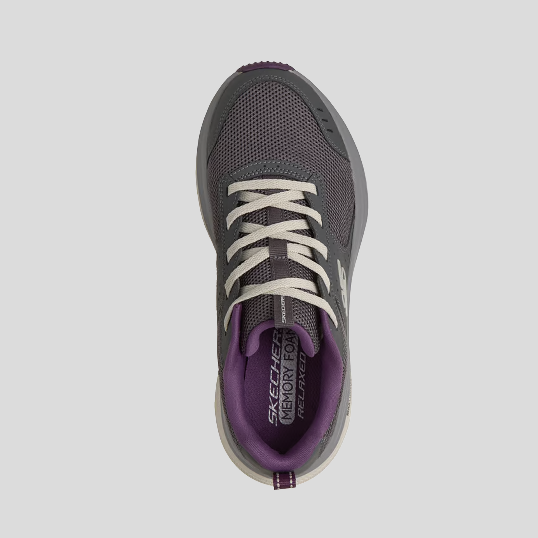 Relaxed Fit: Max Cushioning Zirrus - Cobble Stone | Grey/Purple