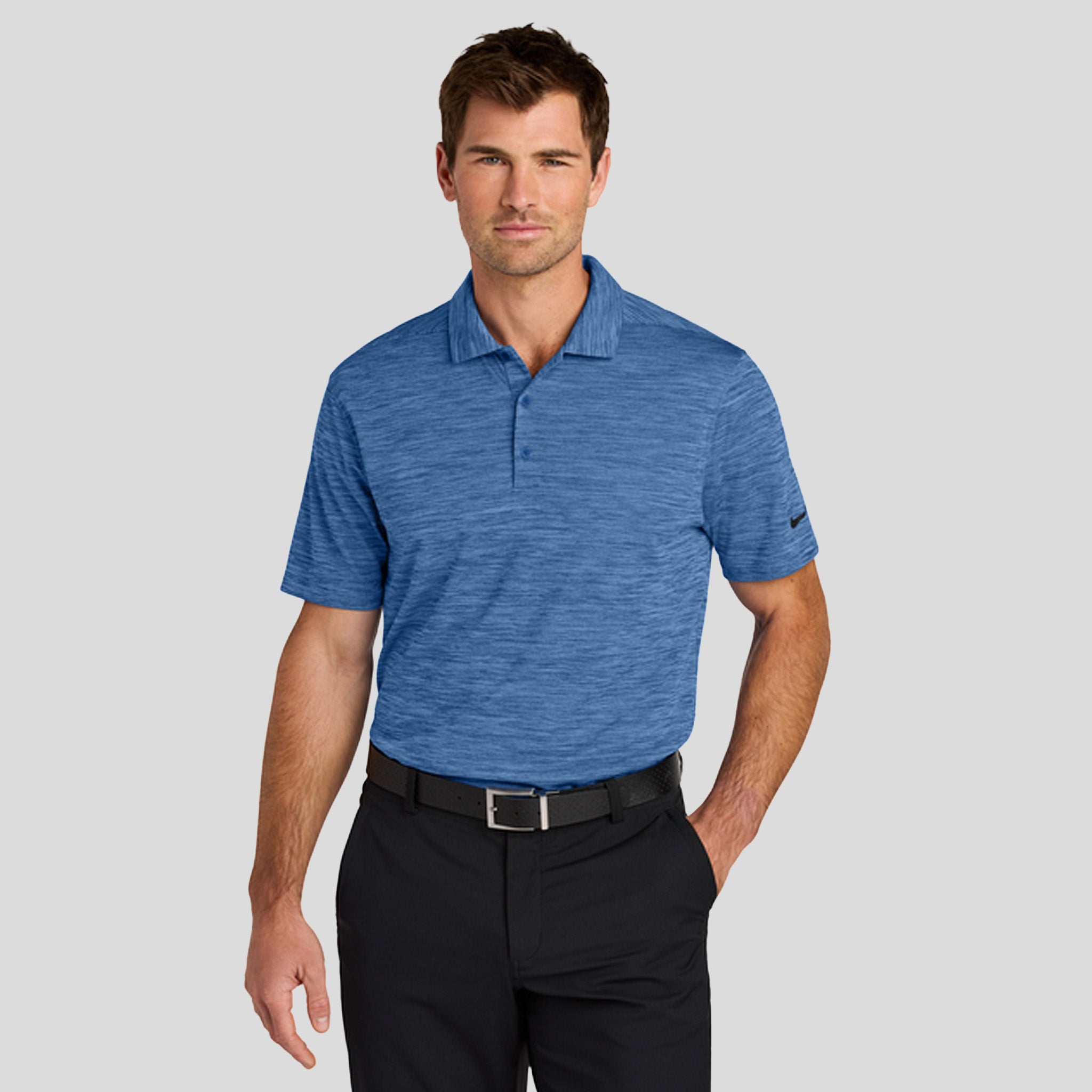 Dri-FIT Striated Polo | Game Royal