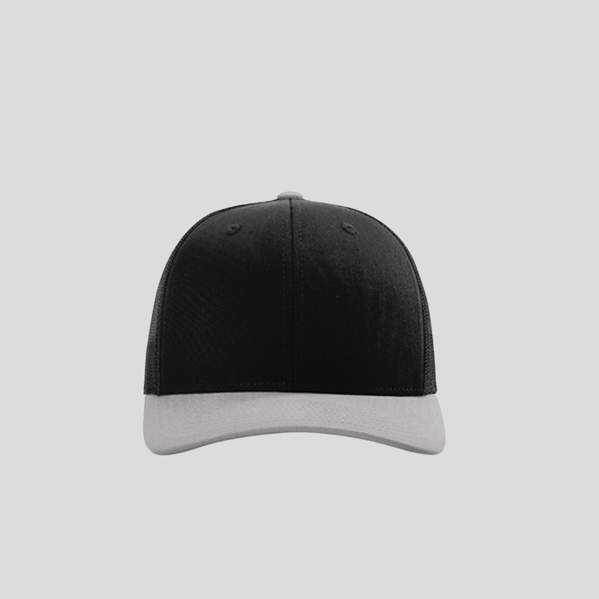 Richardson Trucker Cap | Black/Black/Light Grey