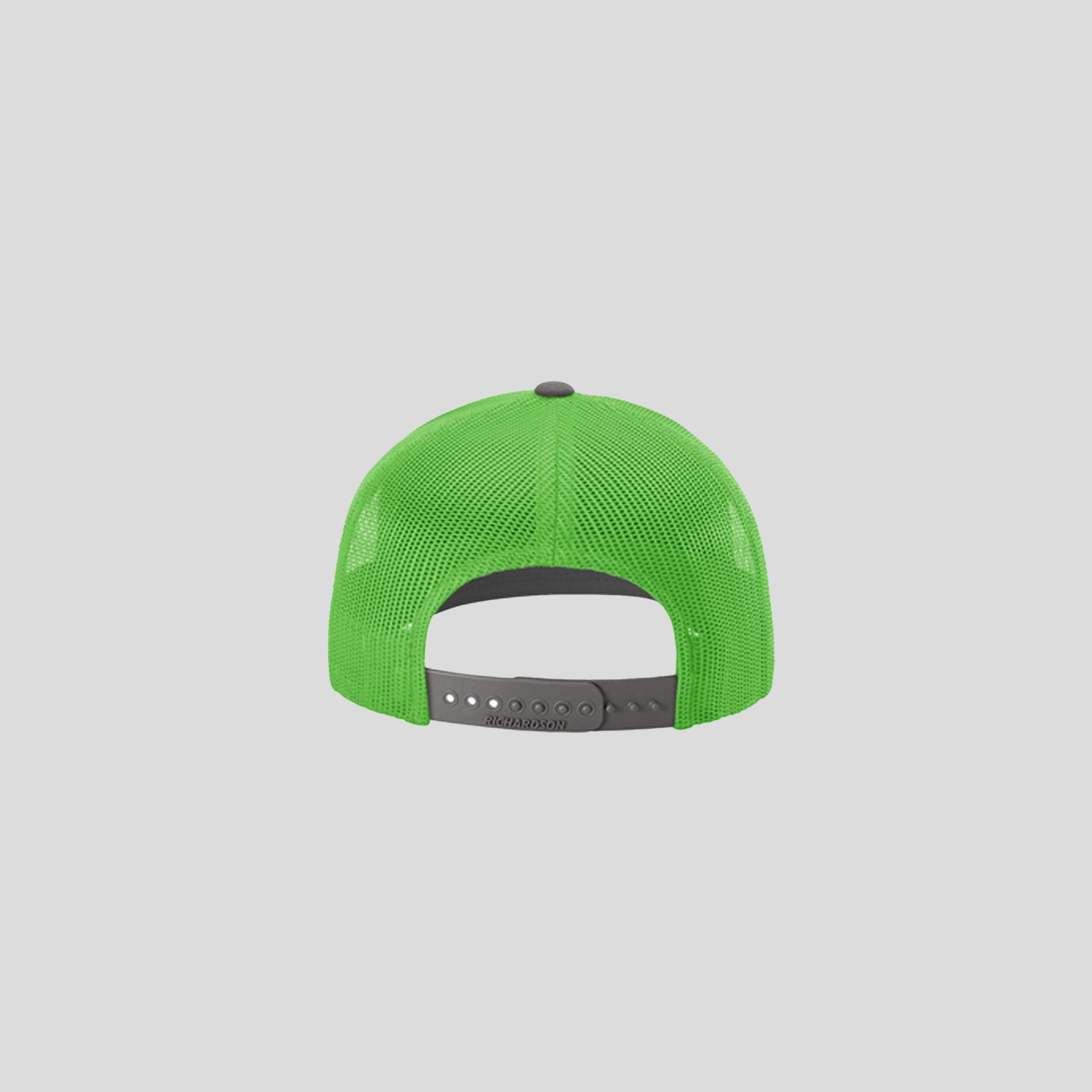 Richardson Trucker Cap | Charcoal/Neon Green