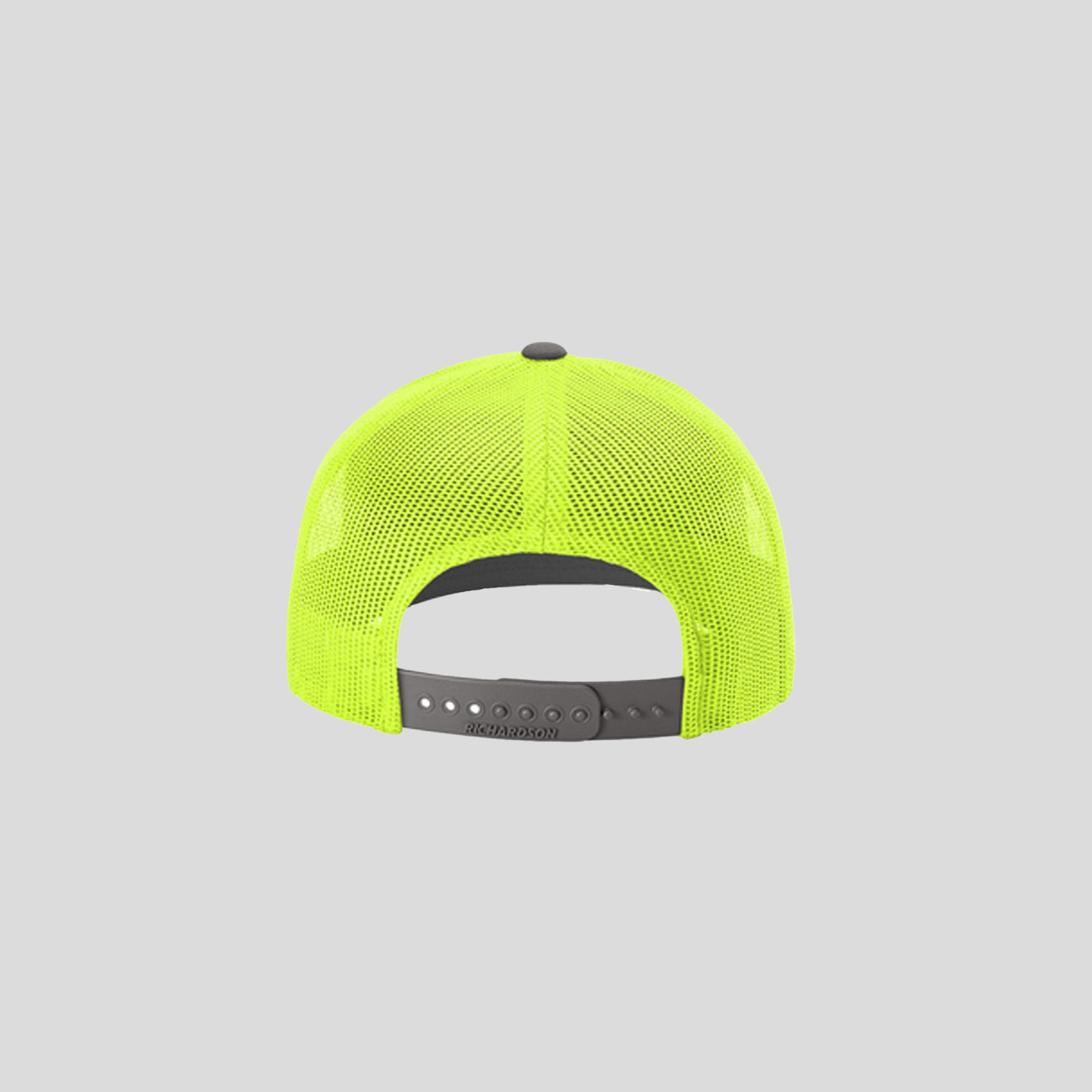 Richardson Trucker Cap | Charcoal/Neon Yellow