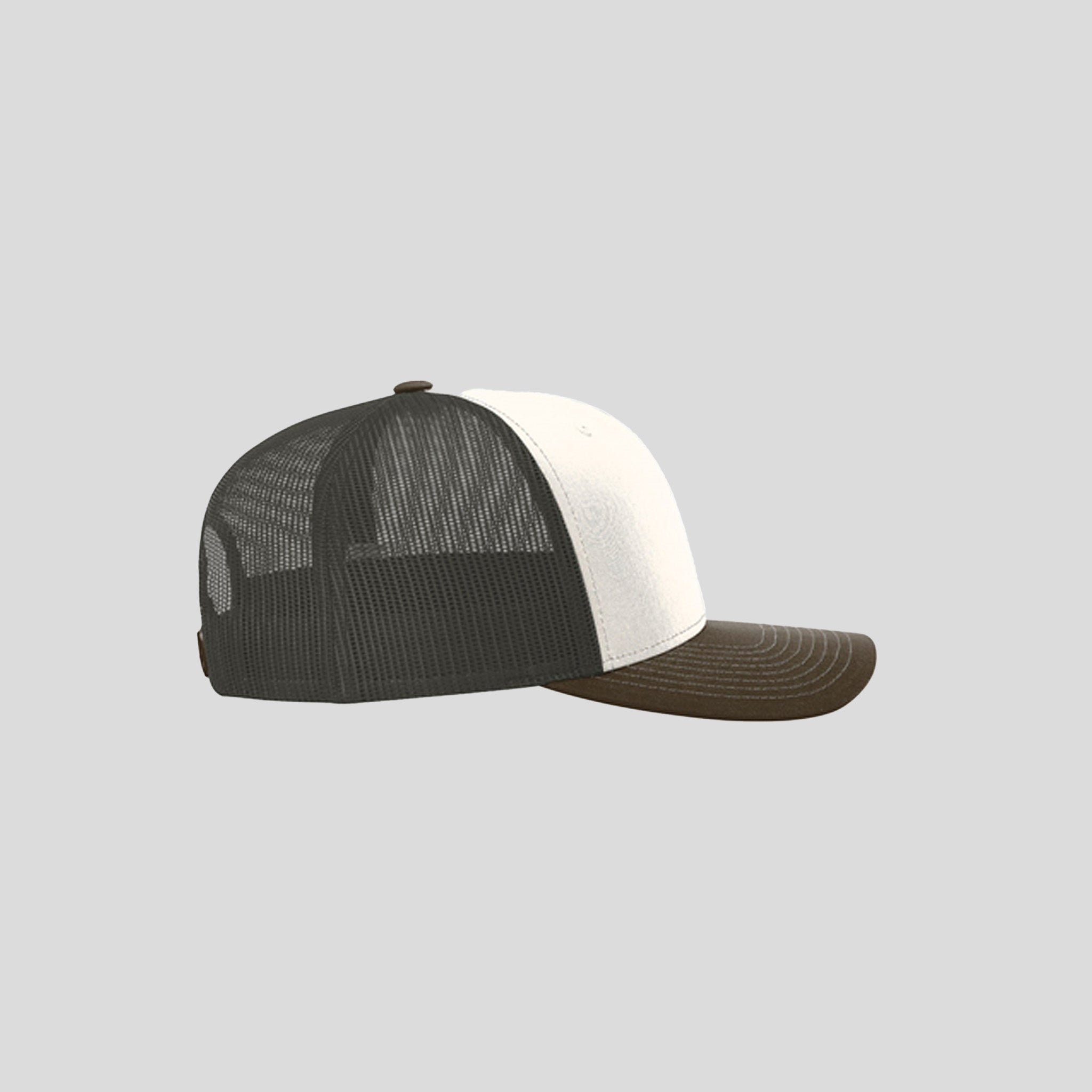 Richardson Trucker Cap | Cream/Grey Brown/Brown