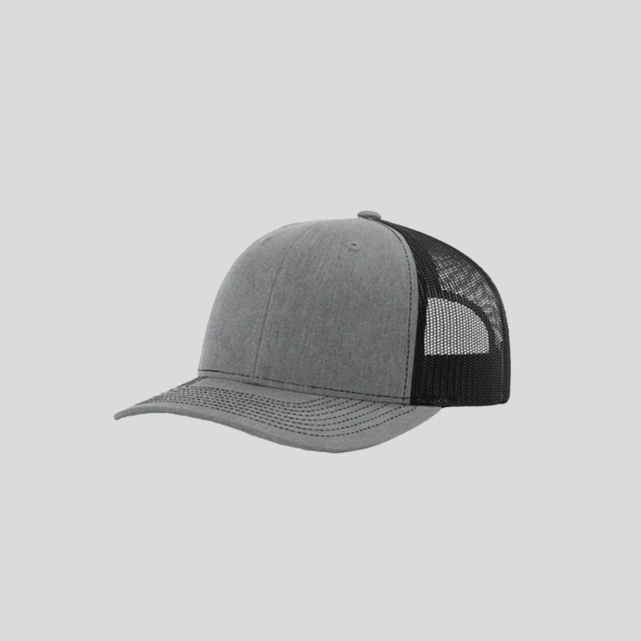 Richardson Trucker Cap | Heather Grey/Black