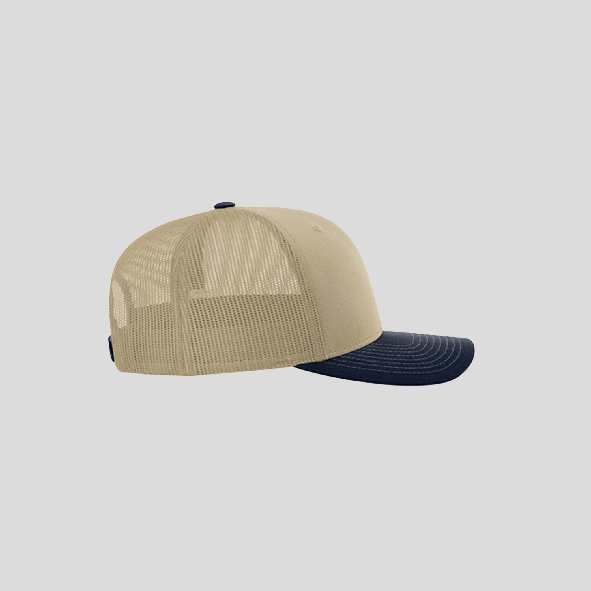 Richardson Trucker Cap | Khaki/Khaki/Navy