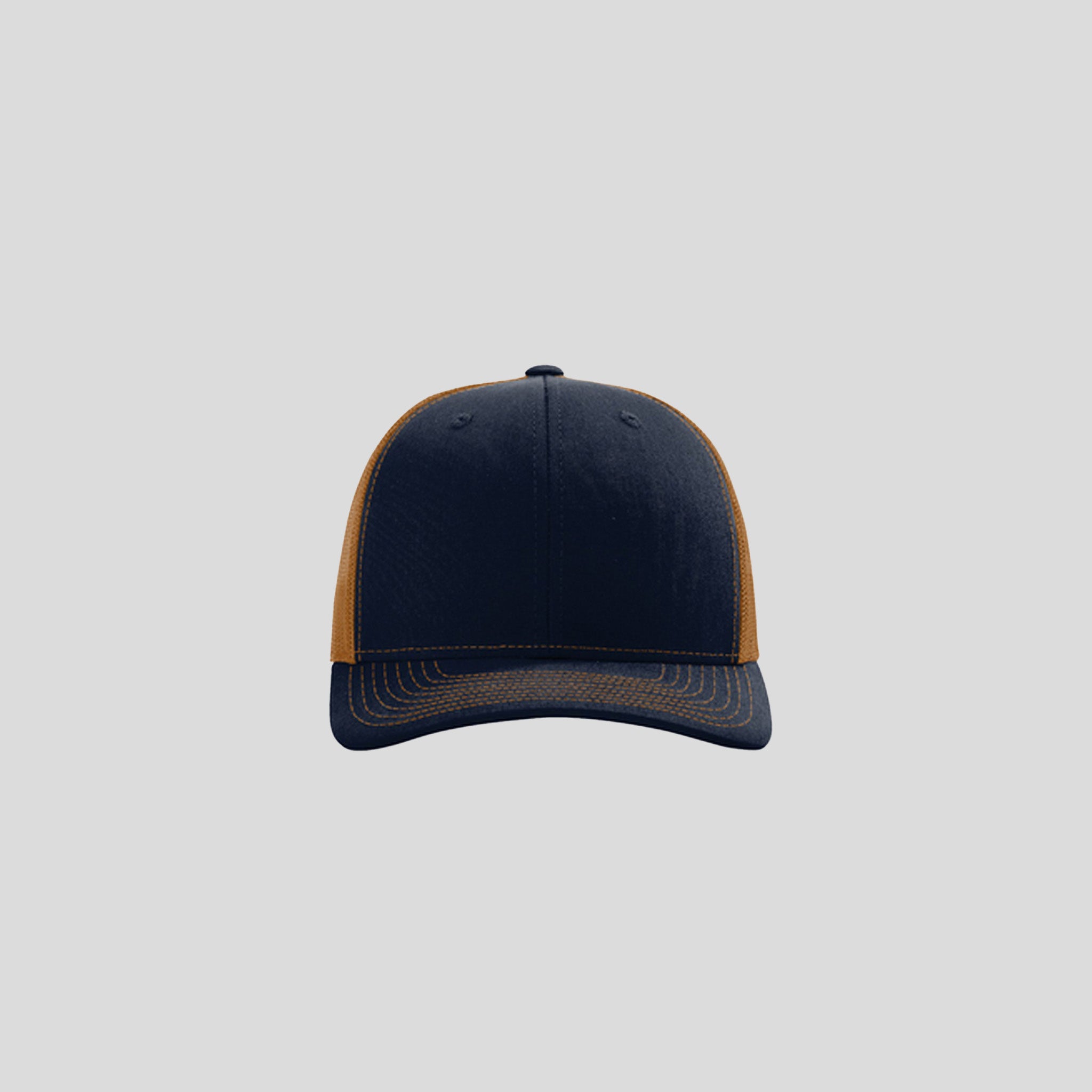 Richardson Trucker Cap | Navy/Caramel