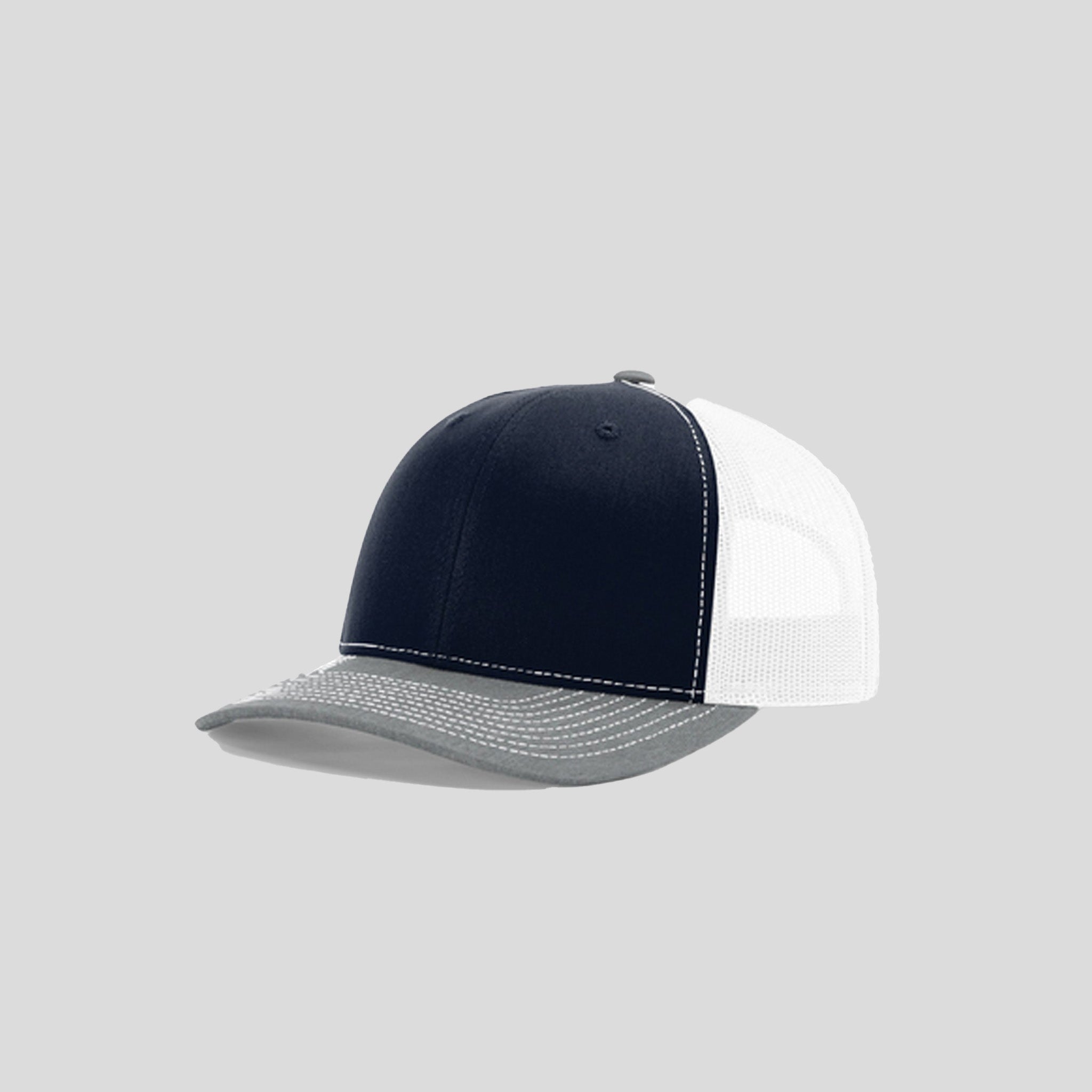 Richardson Trucker Cap | Navy/White/Heather Grey