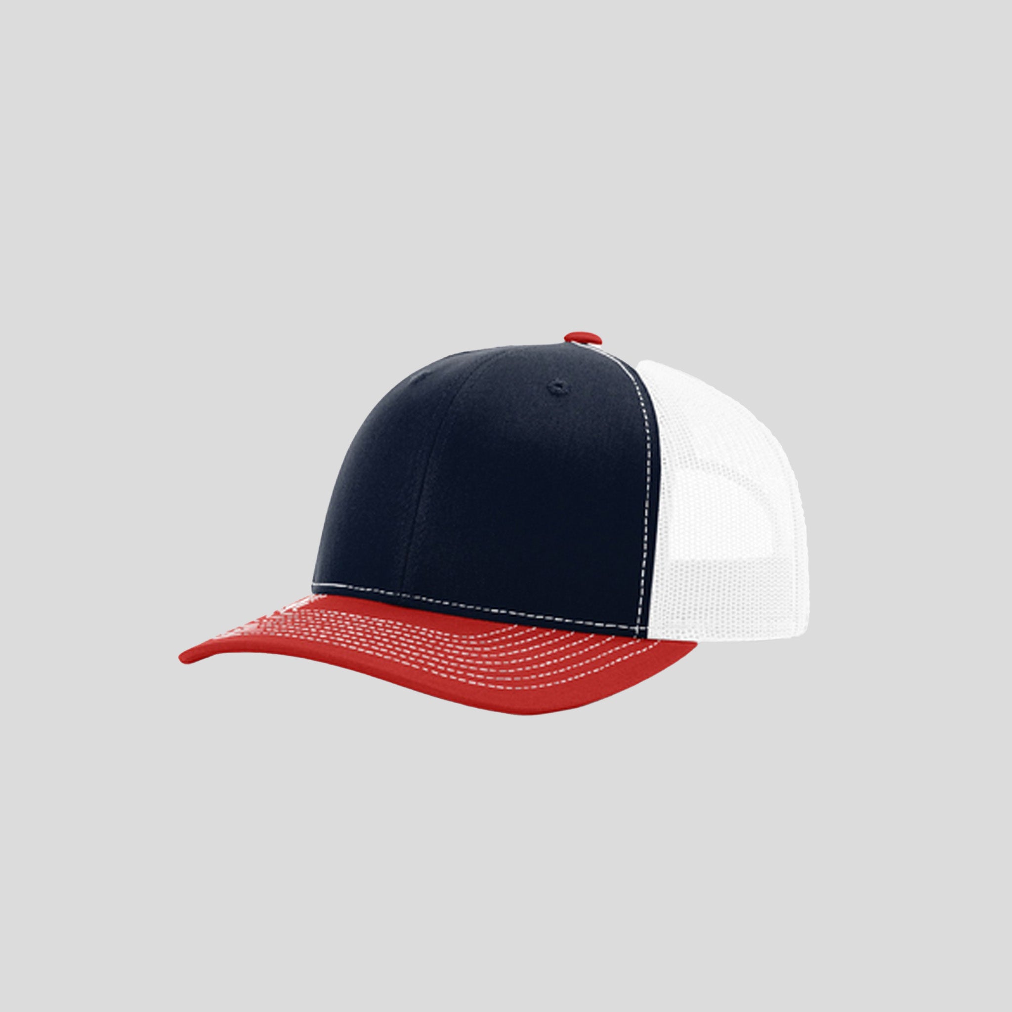 Richardson Trucker Cap | Navy/White/Red