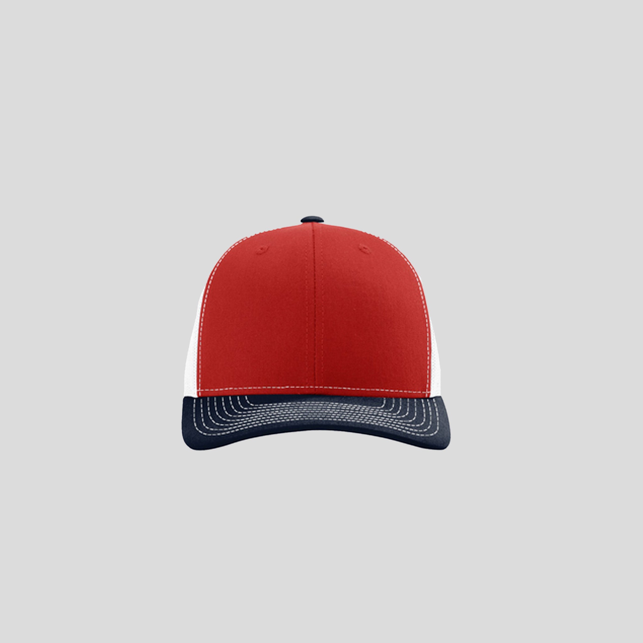 Richardson Trucker Cap | Red/White/Navy