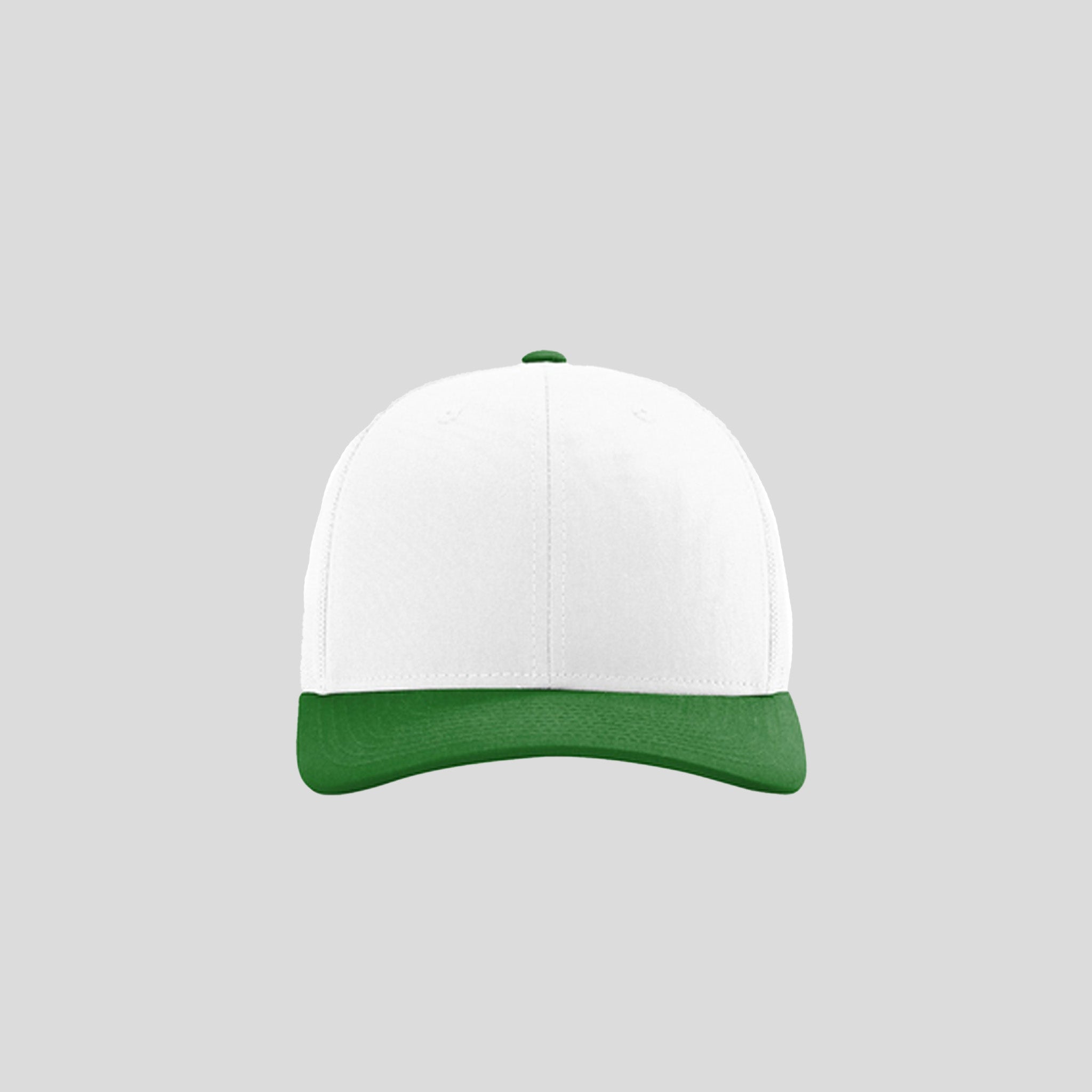 Richardson Trucker Cap | White/White/Kelly