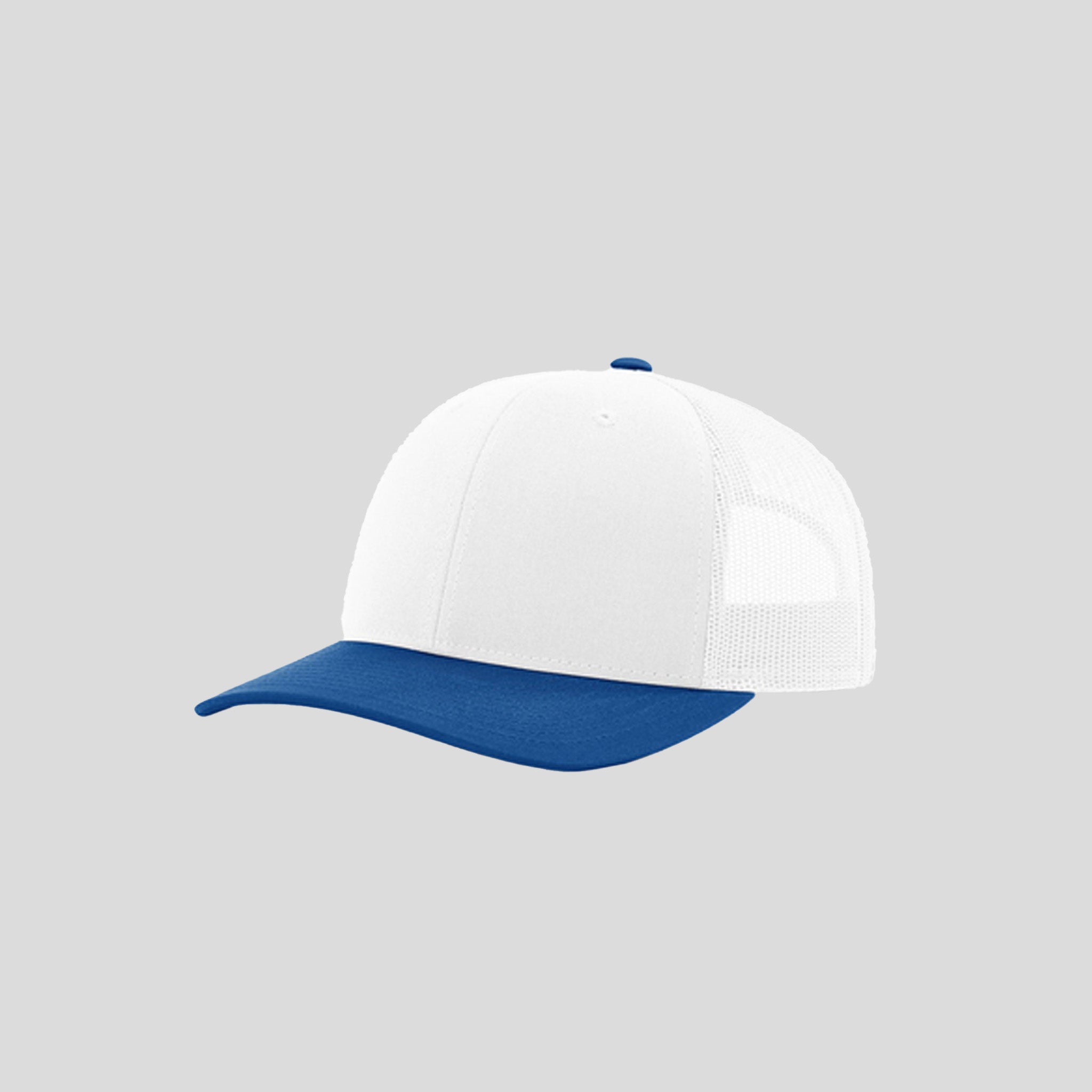 Richardson Trucker Cap | White/White/Royal