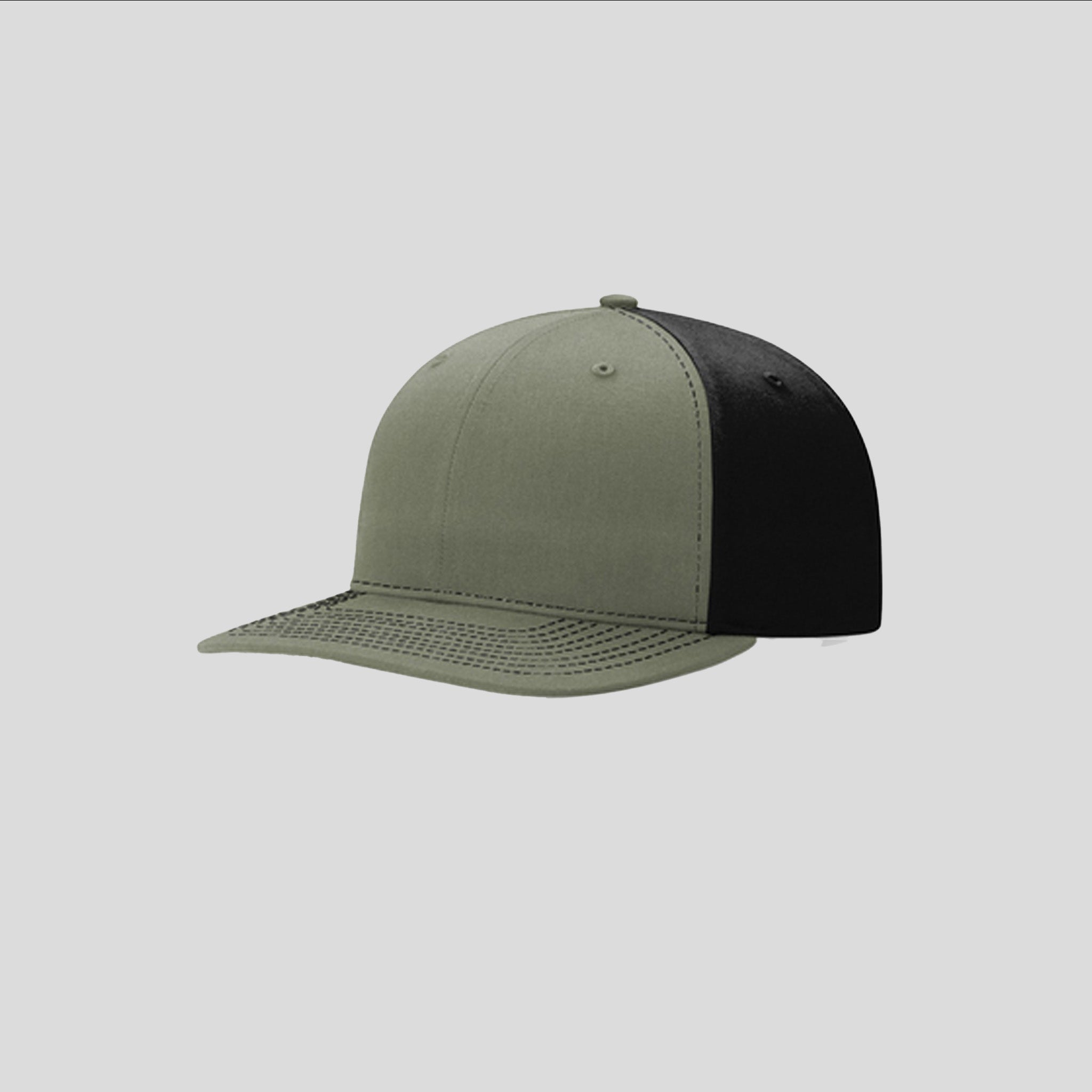 Solid Twill Trucker Hat | Loden/Black