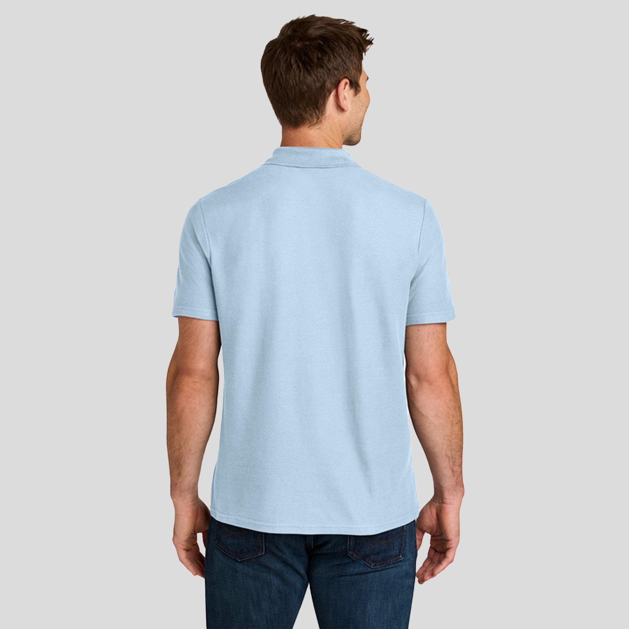 Gildanยฎ Softstyleยฎ Pique Polo | Light Blue