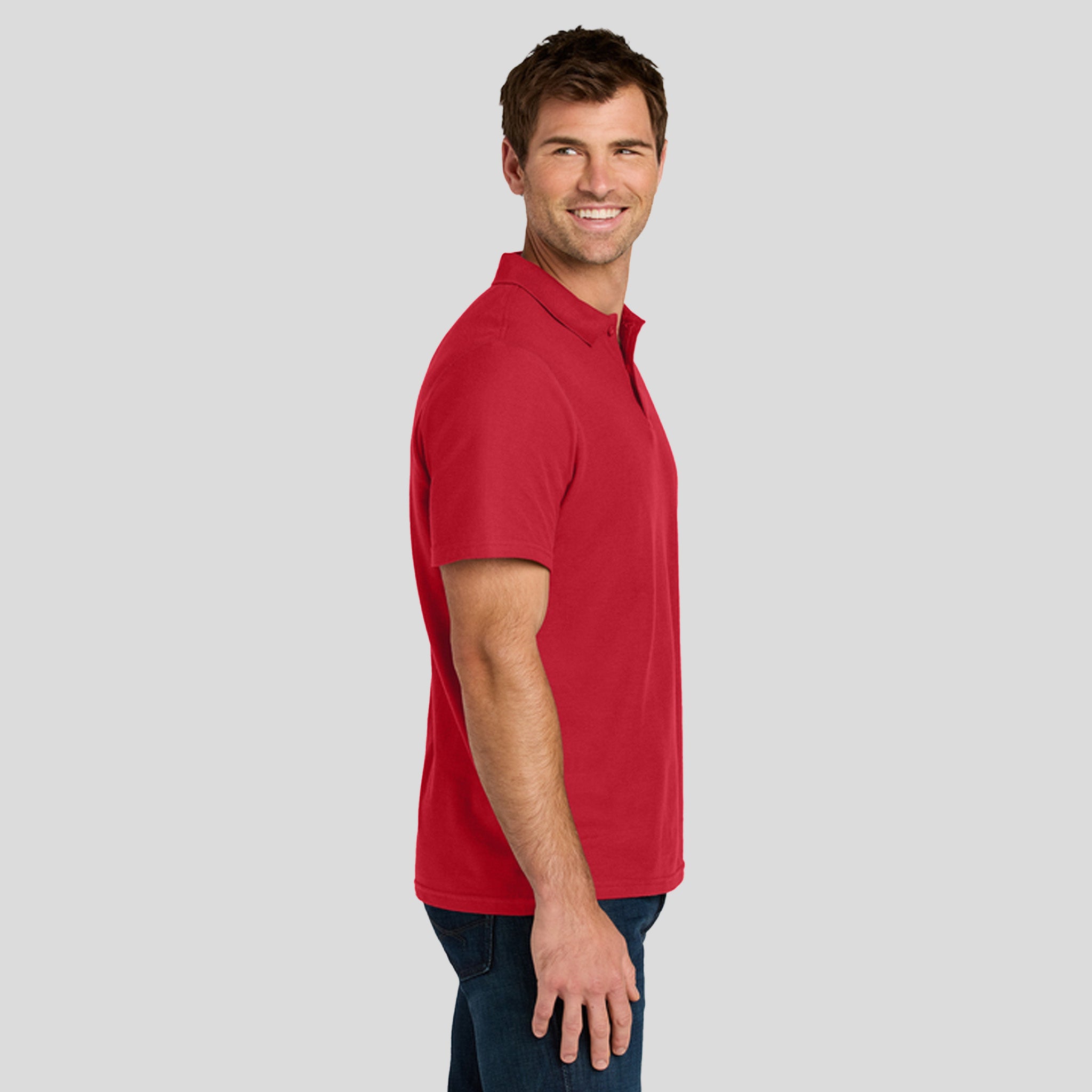 Gildanยฎ Softstyleยฎ Pique Polo | Red