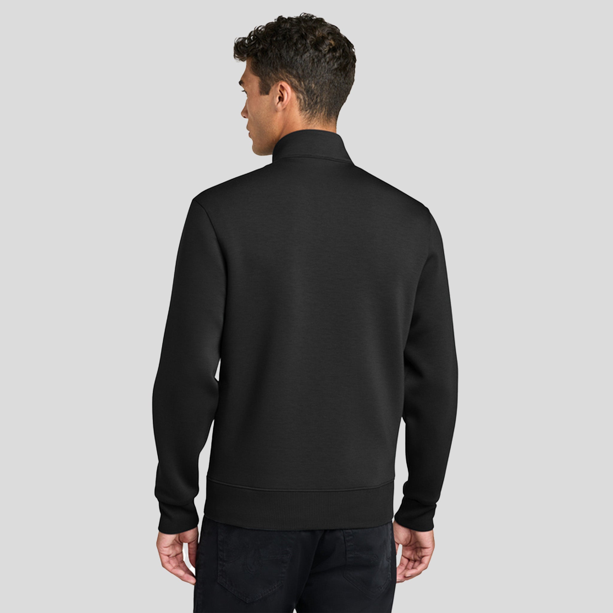 Soft Spacer Full-Zip | Deep Black