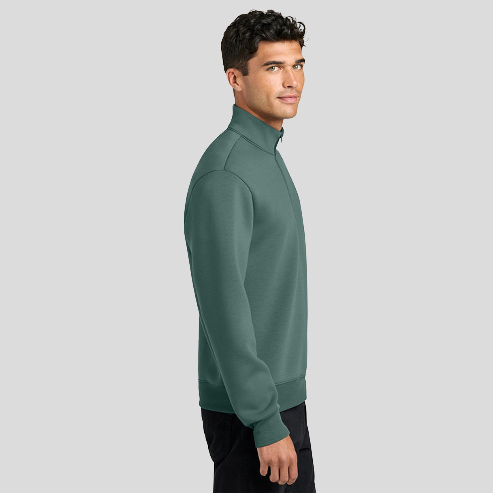 Soft Spacer 1/4-Zip | Silver Pine