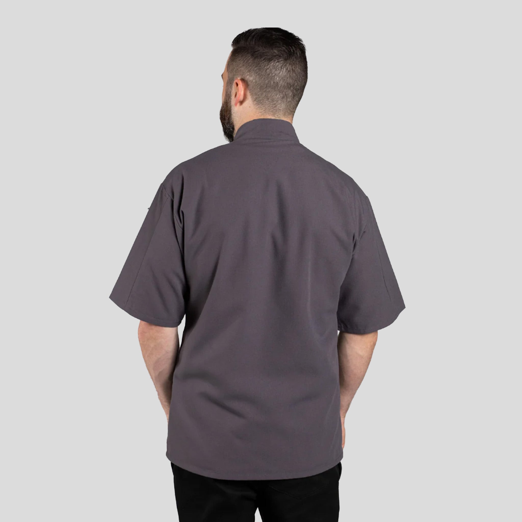 South Beach Short Sleeve Chef Coat | Slate