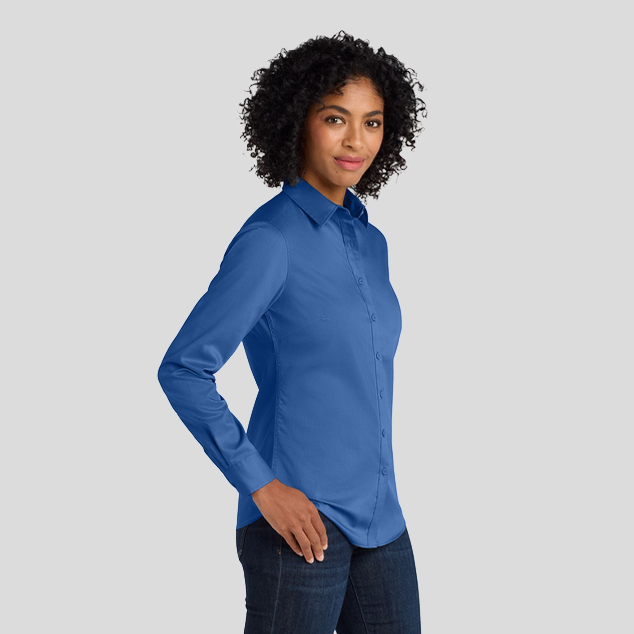 Women's SuperProβ’ Twill Shirt | True Blue