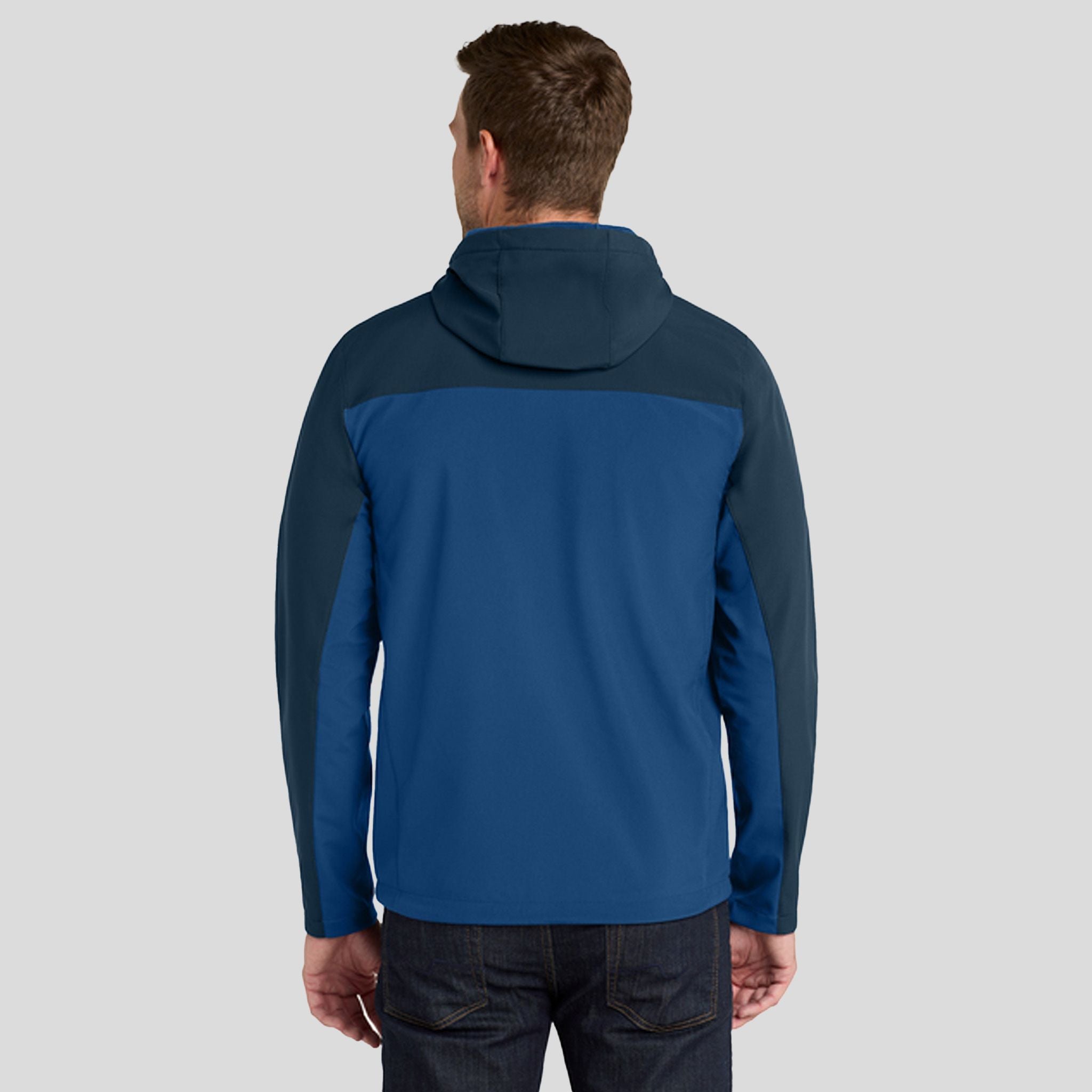 Hooded Core Soft Shell Jacket | Night Sky Blue/Dress Blue Navy