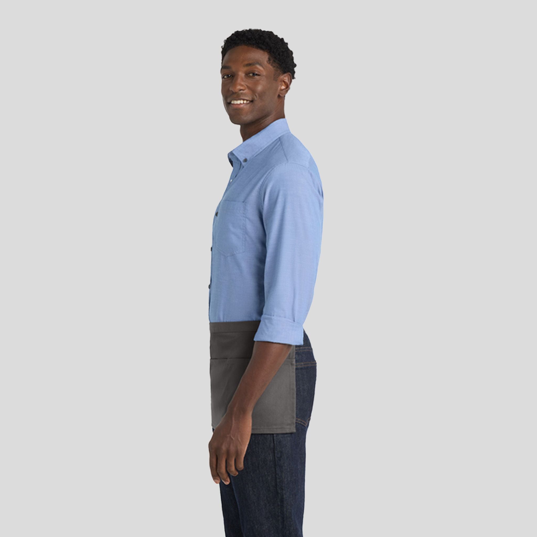 Three-Pocket Waist Apron | Charcoal