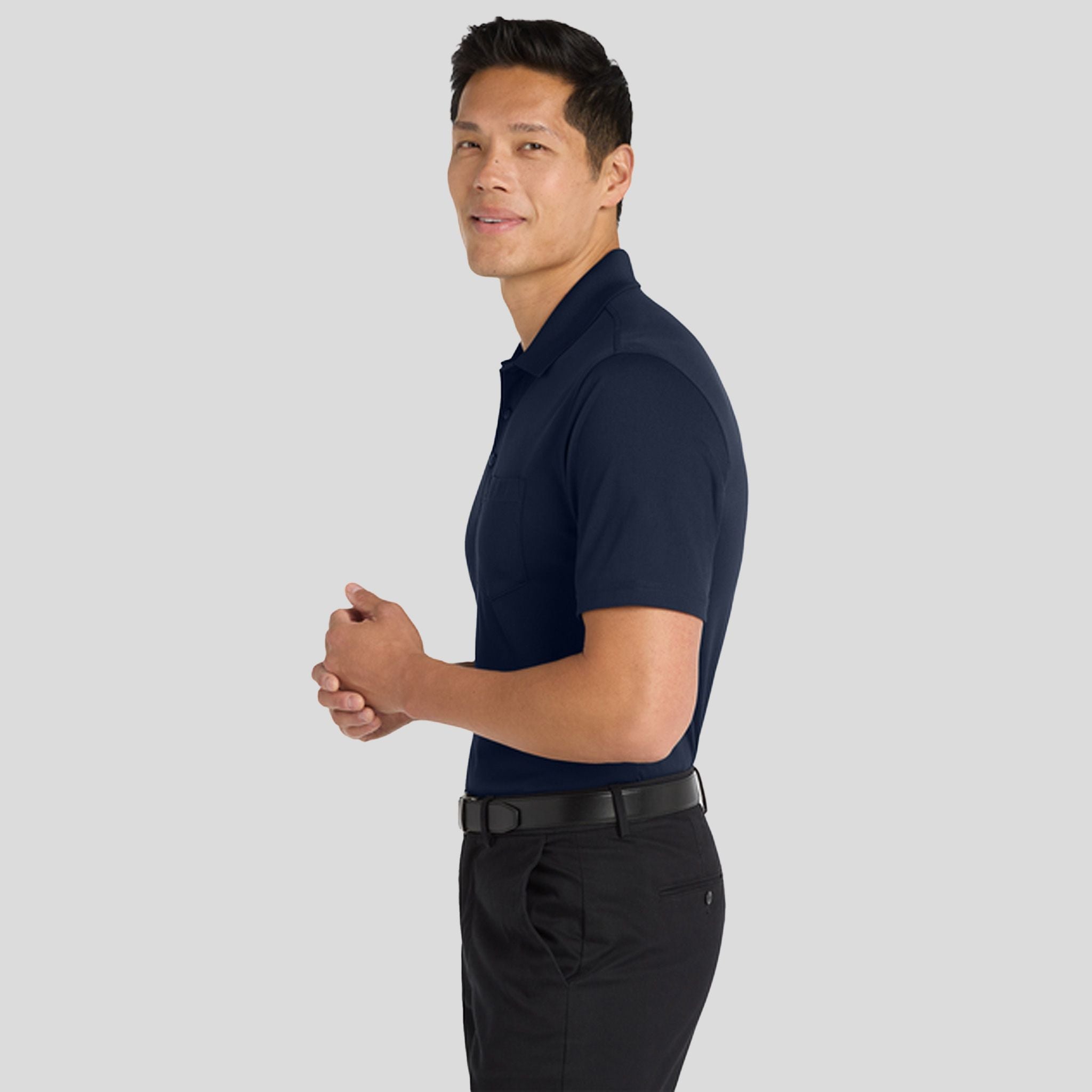 Dry Zone® UV Micro-Mesh Pocket Polo | River Blue Navy
