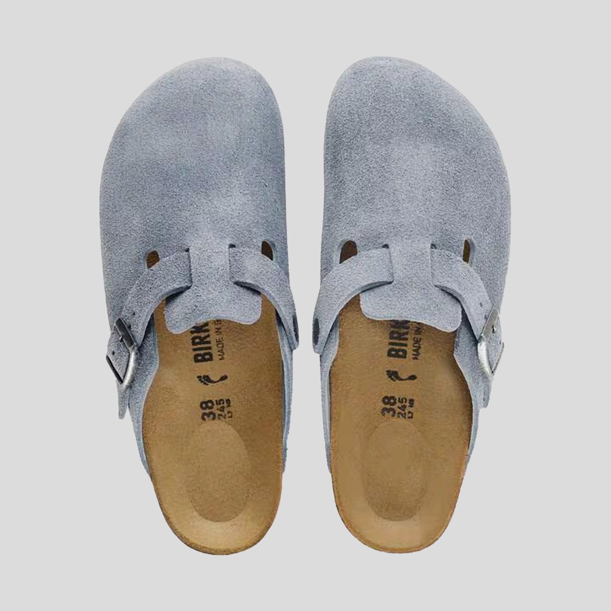 Boston Suede | Stone Blue