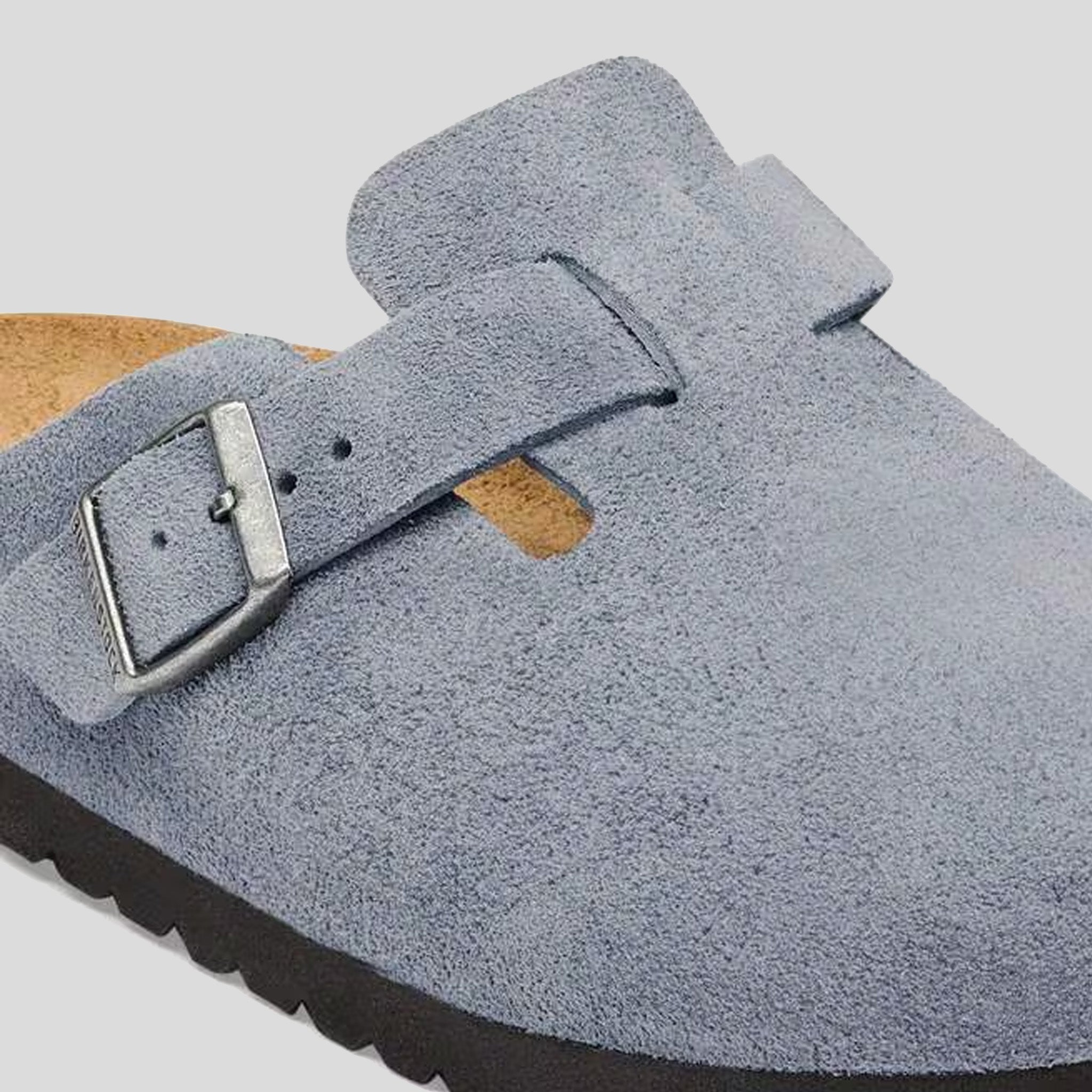 Boston Suede | Stone Blue