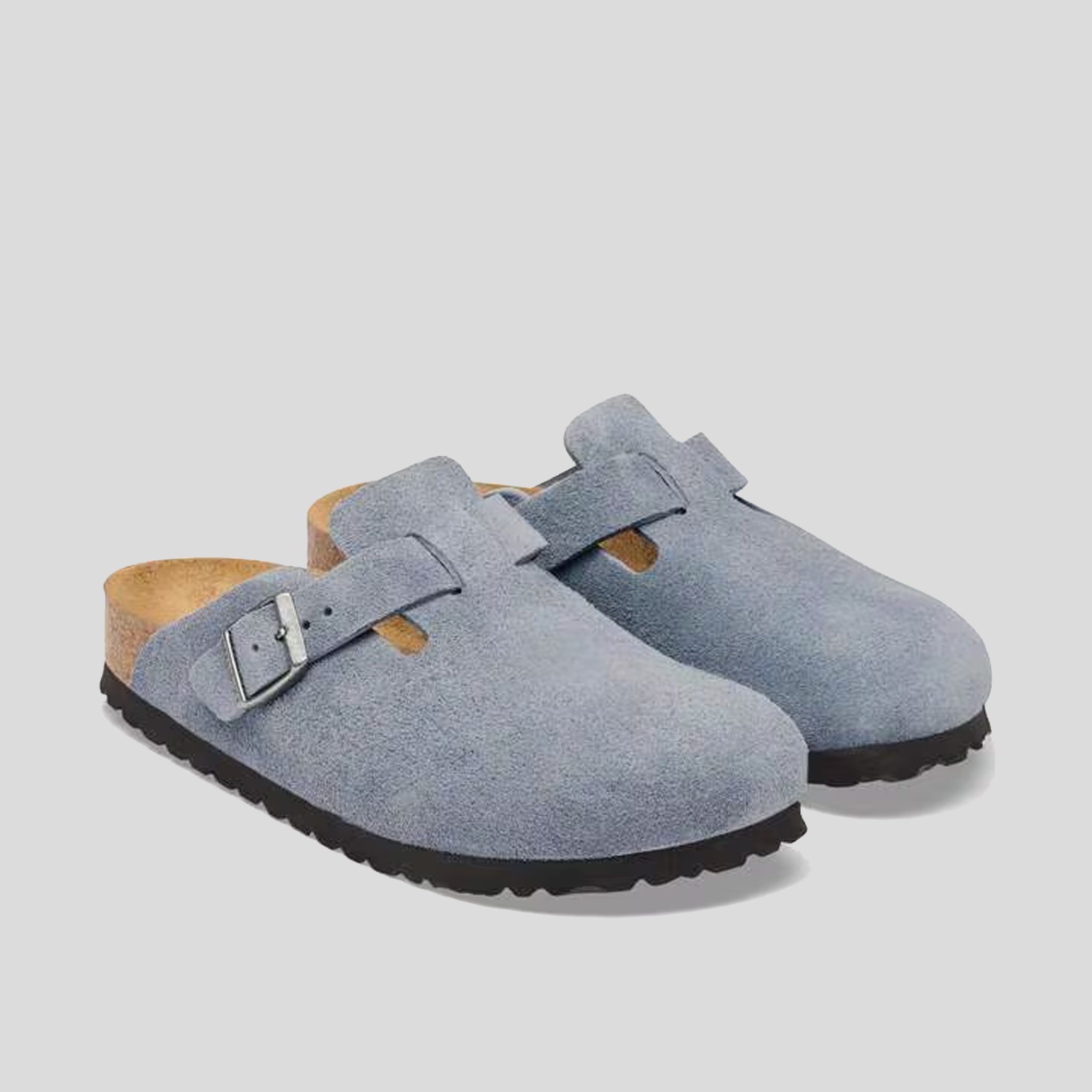 Boston Suede | Stone Blue