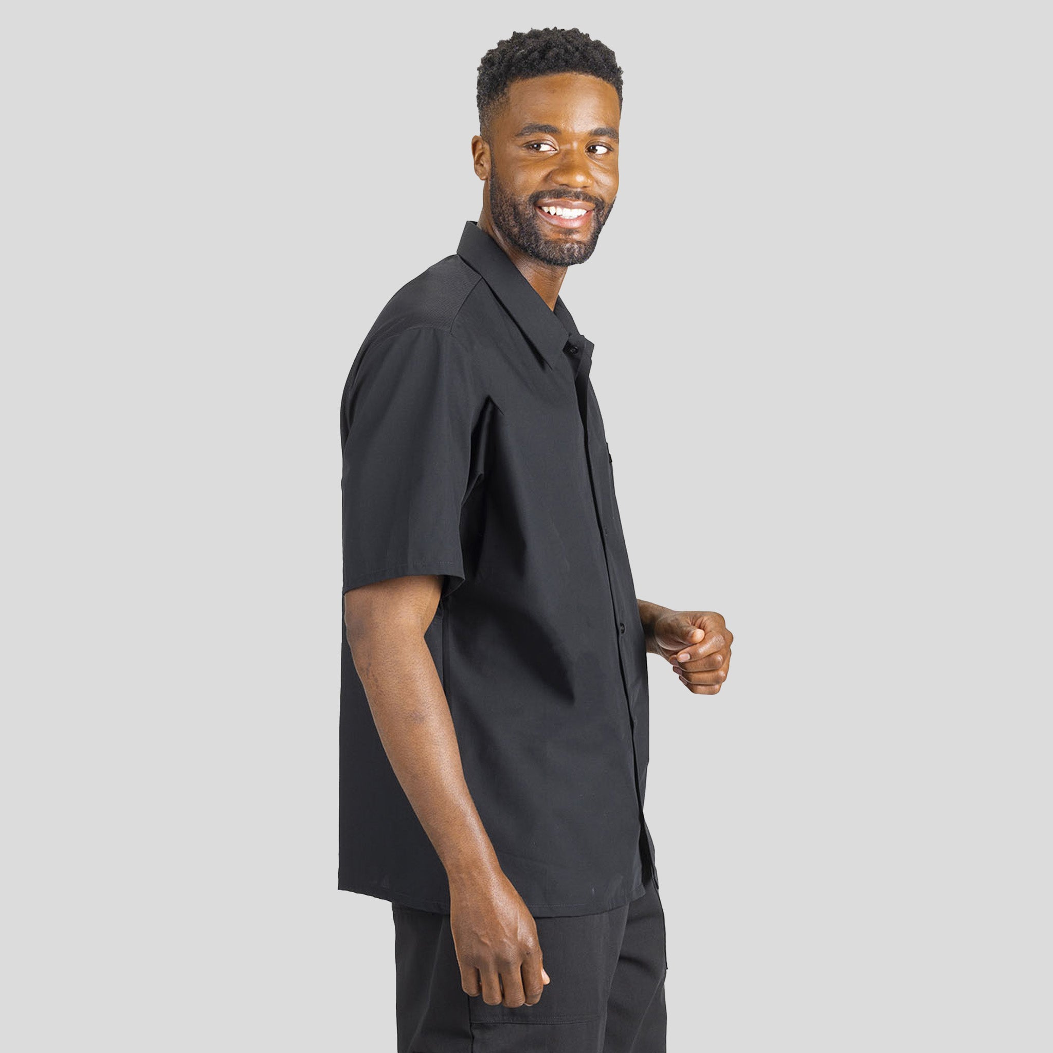 Cook Shirt with Mesh Back | Black (90 Days)