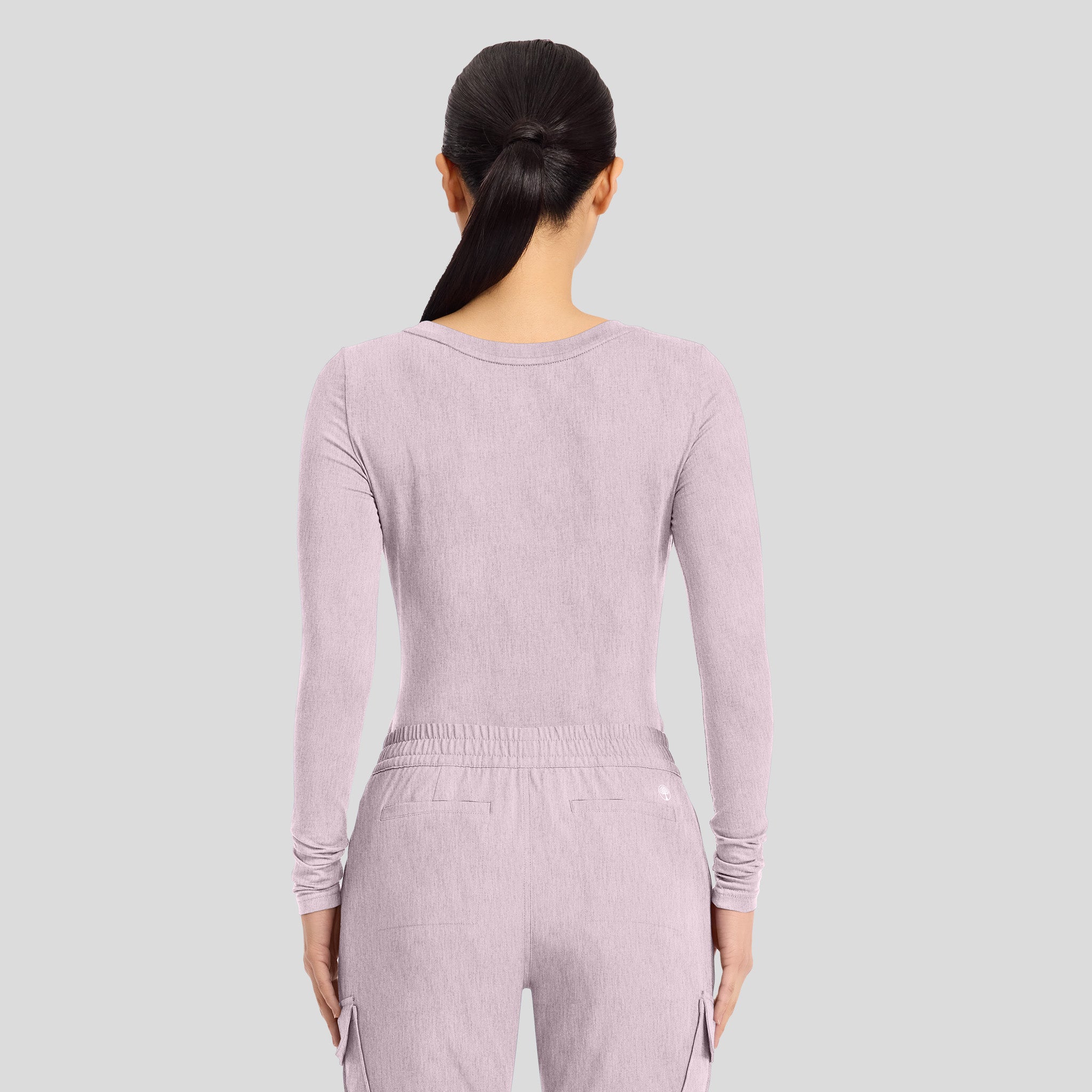 Women's Melissa Long Sleeve Stretch T-Shirt | Pink Pearl