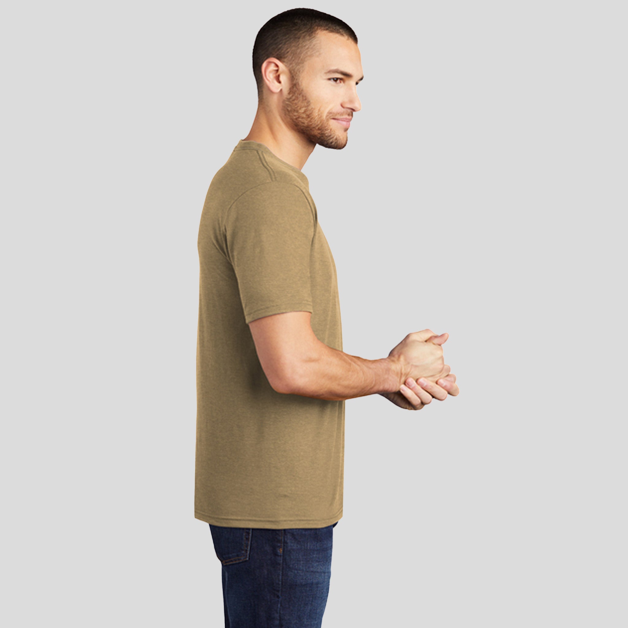 Perfect Tri® Tee | Coyote Brown Heather