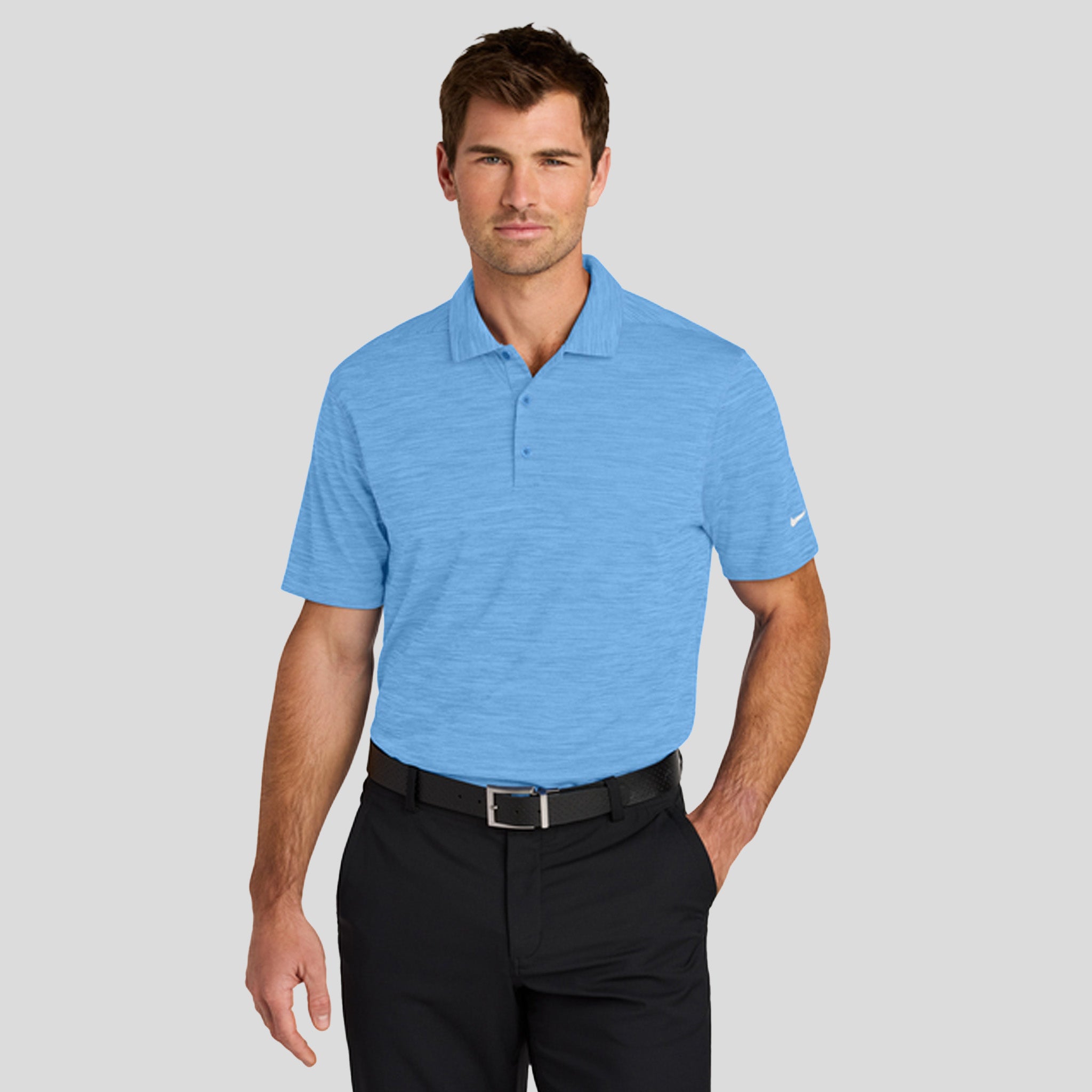 Dri-FIT Striated Polo | University Blue