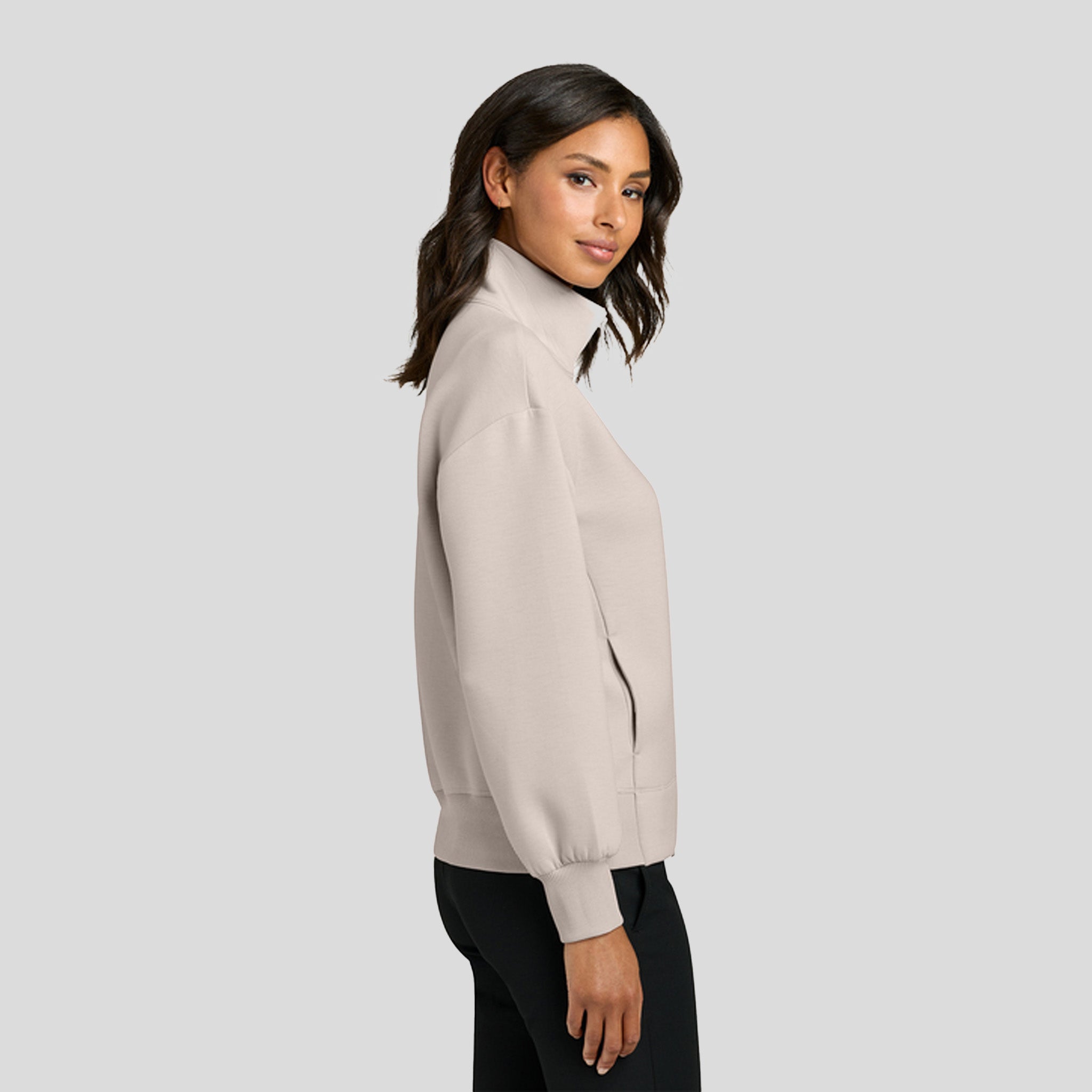 Women’s Soft Spacer Full-Zip | Warm Quartz