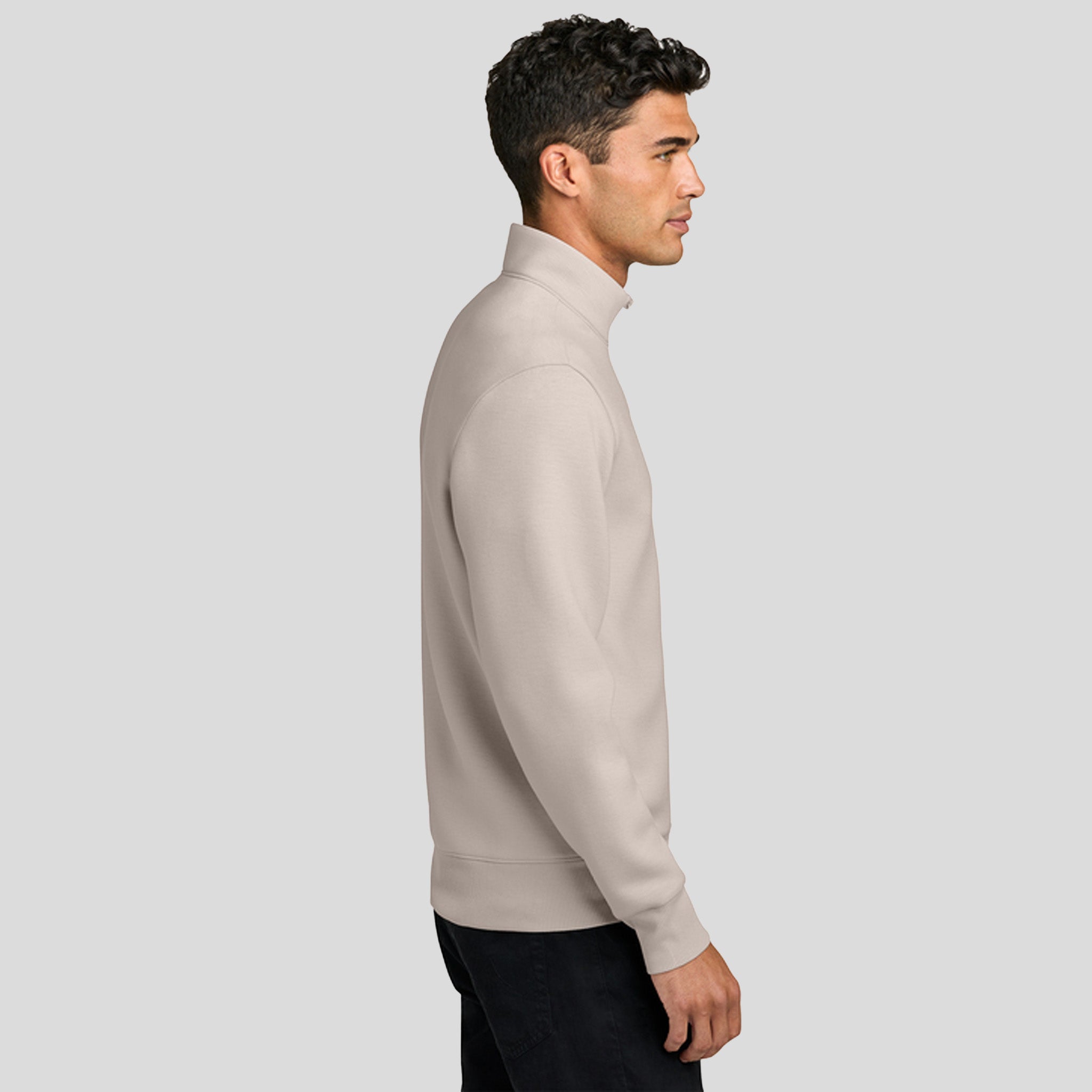 Soft Spacer Full-Zip | Warm Quartz