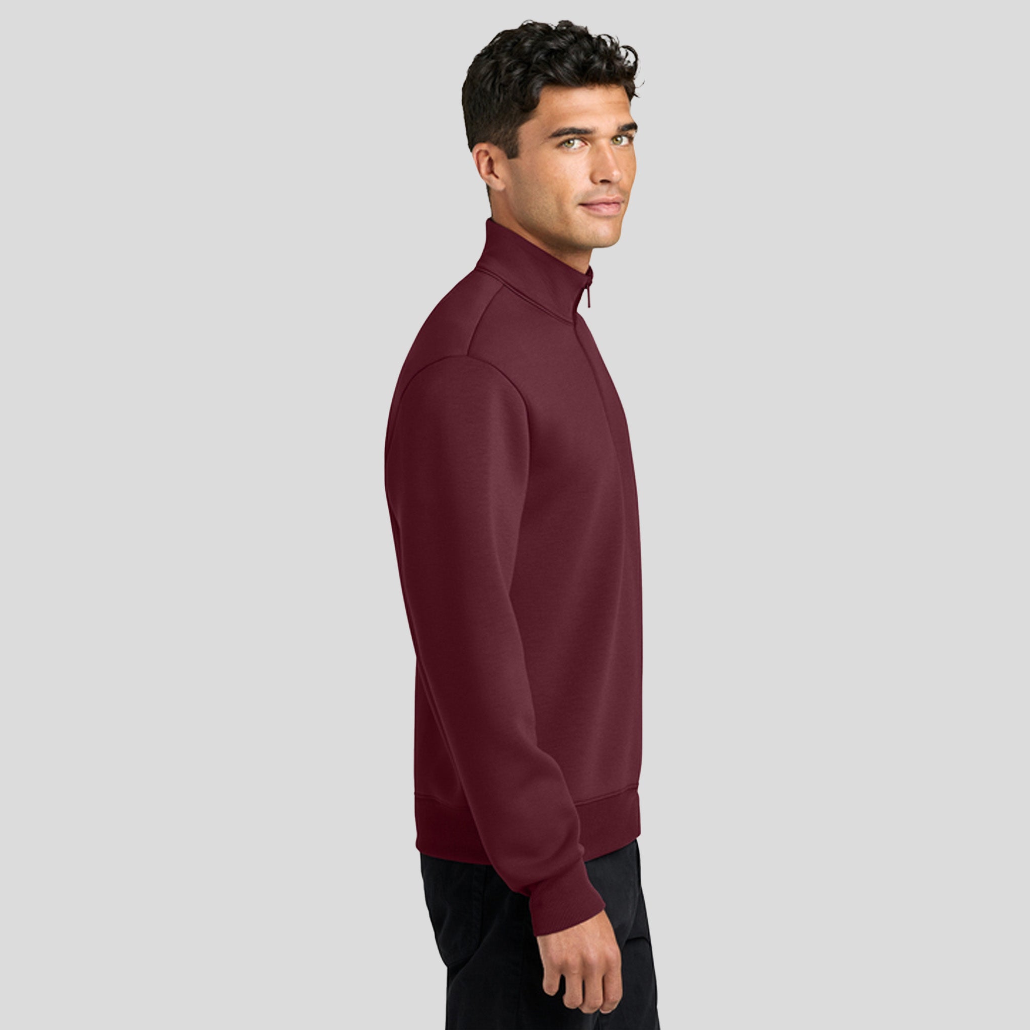 Soft Spacer 1/4-Zip | Burgundy
