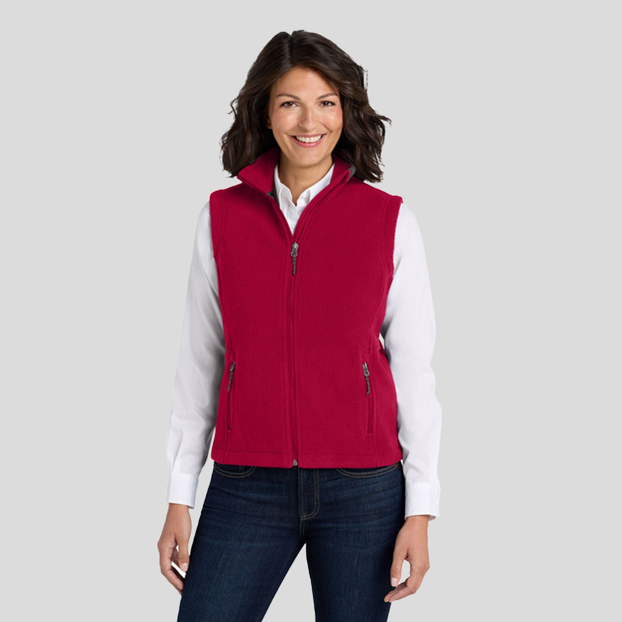 Women's Value Fleece Vest | True Red