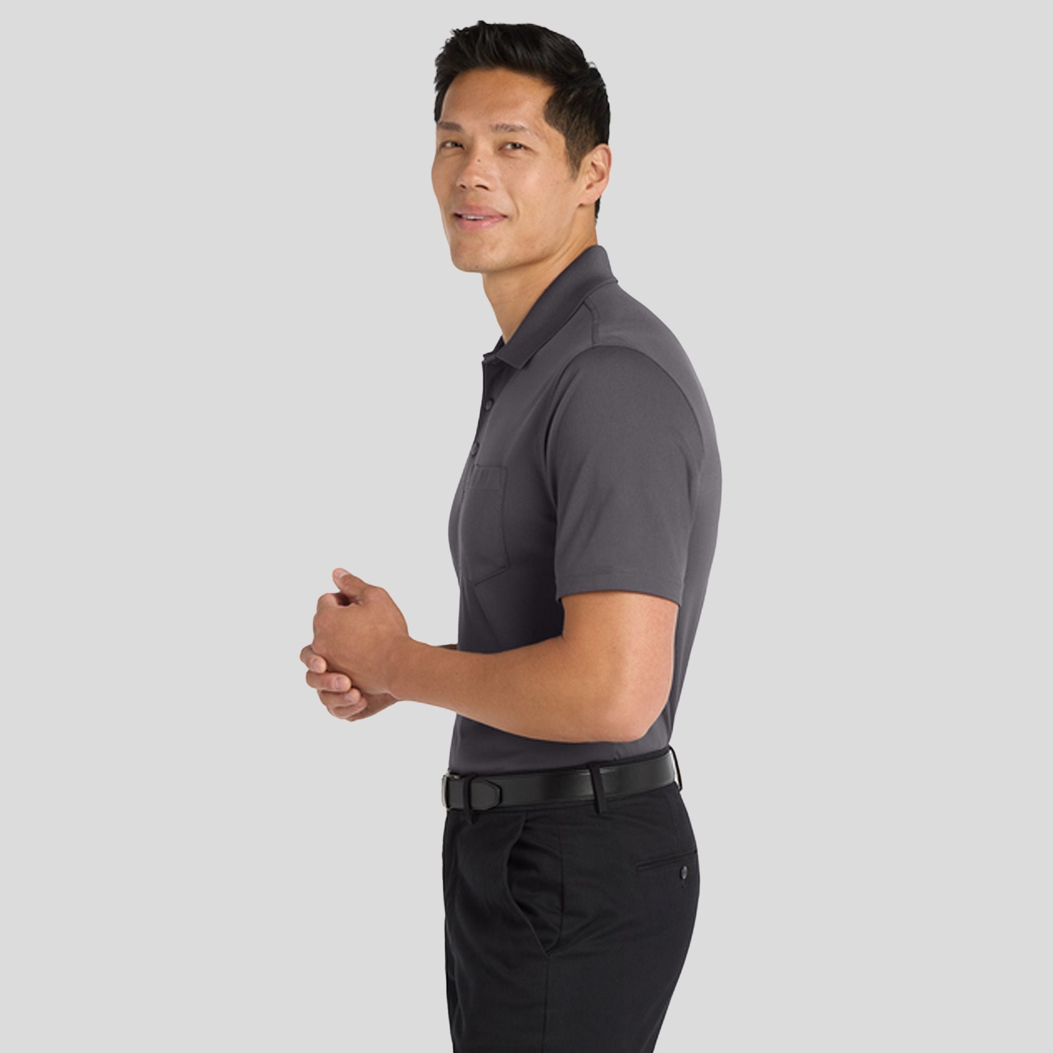 Dry Zone® UV Micro-Mesh Pocket Polo | Graphite
